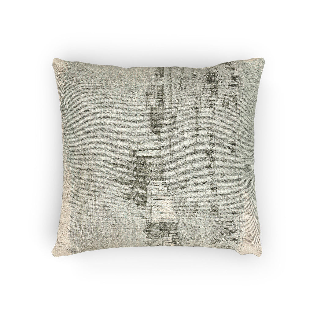 Canaletto - S. Giustina in prà della Vale, from Vedute | Woven Pillow
