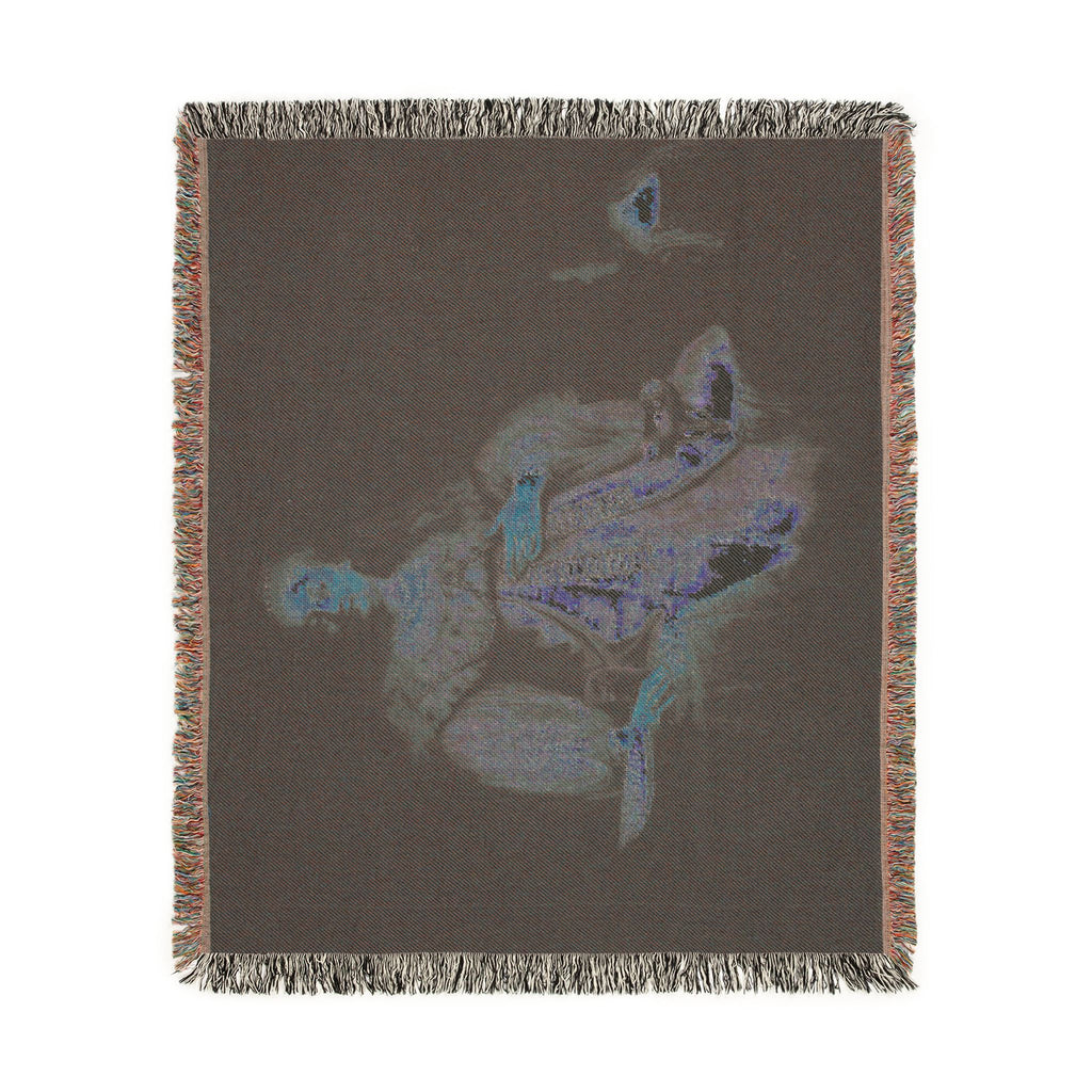 Judith at the Banquet of Holofernes (previously known as Artemisia), by Rembrandt, from Prado in Google Earth | Woven Tapestry Blanket