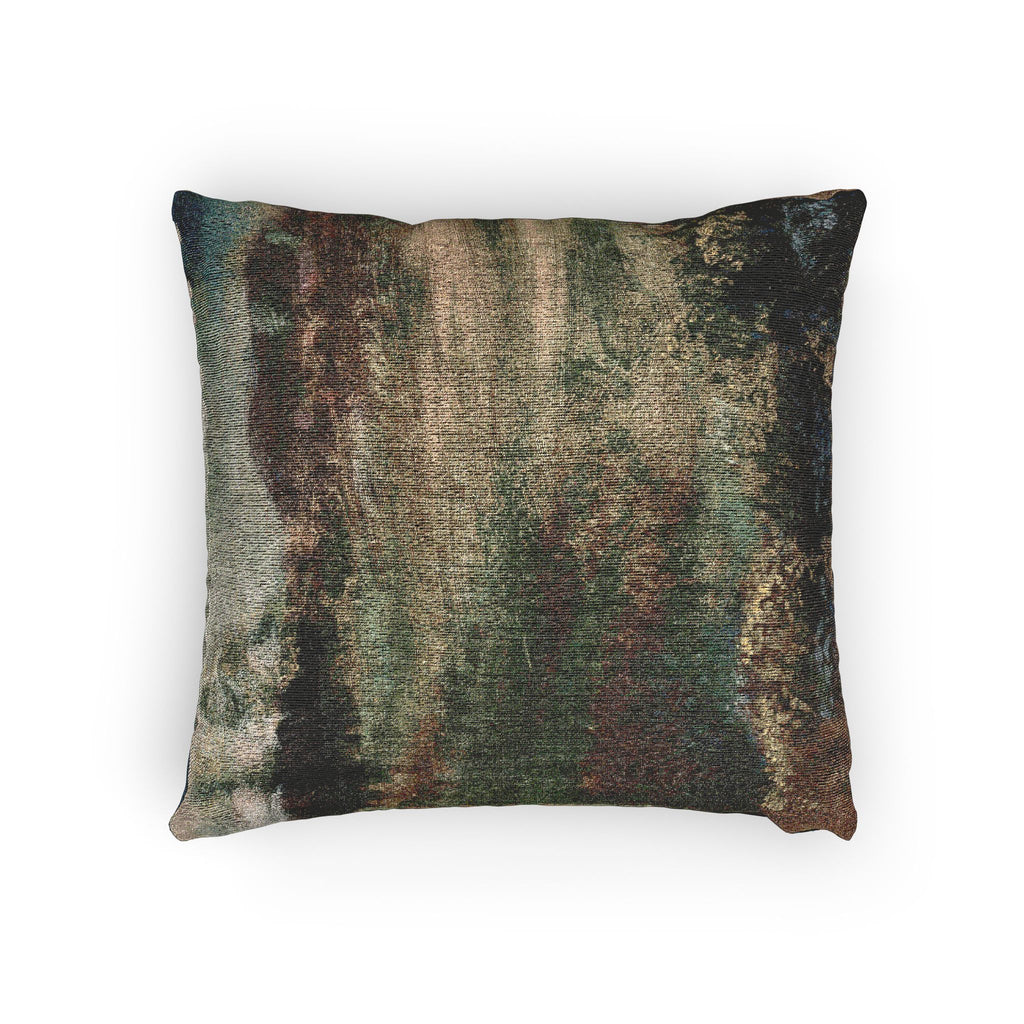 Hilaire Germain Edgar Degas - Landscape with Smokestacks | Woven Pillow