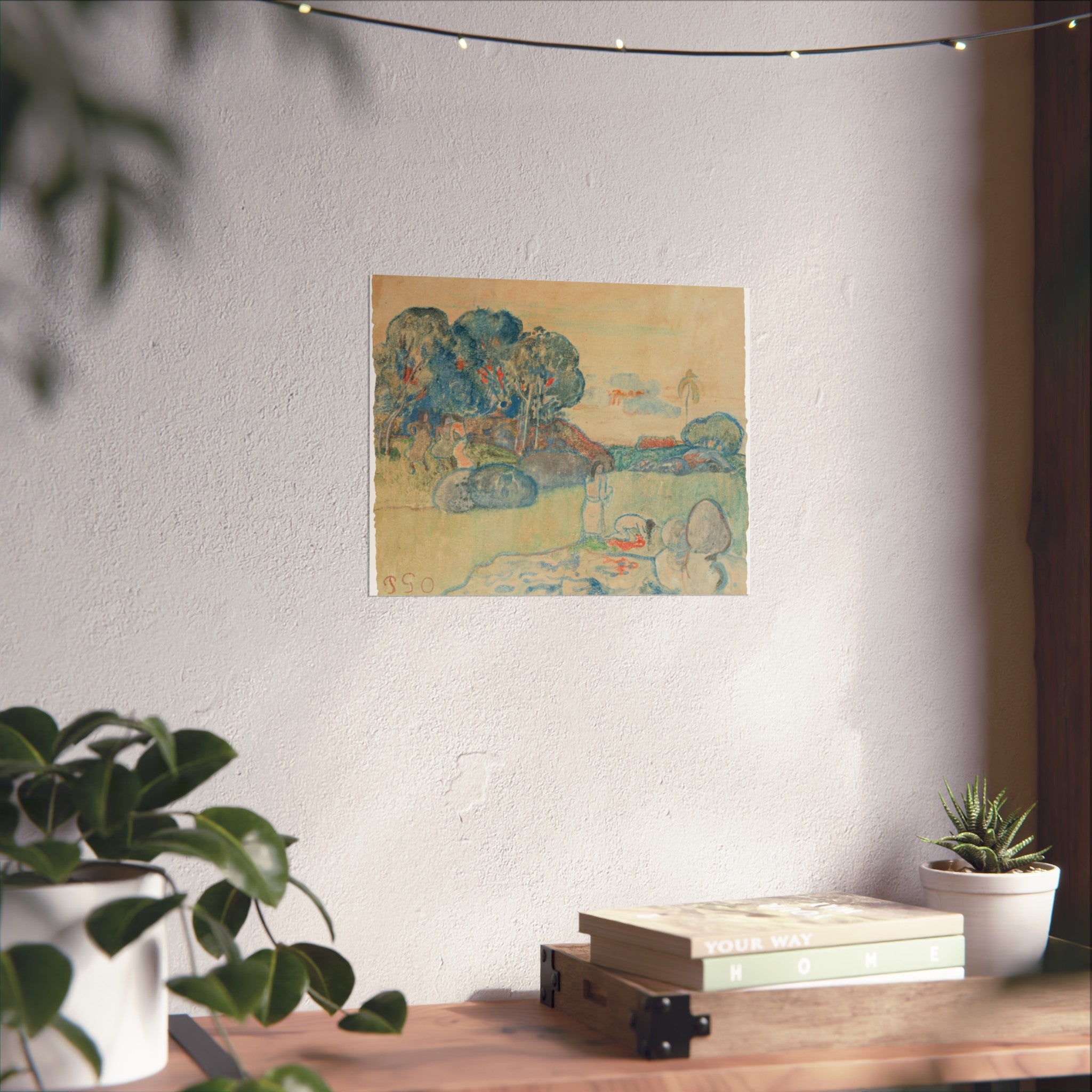 Paul Gauguin - Tahitian Landscape | Fine Art Poster