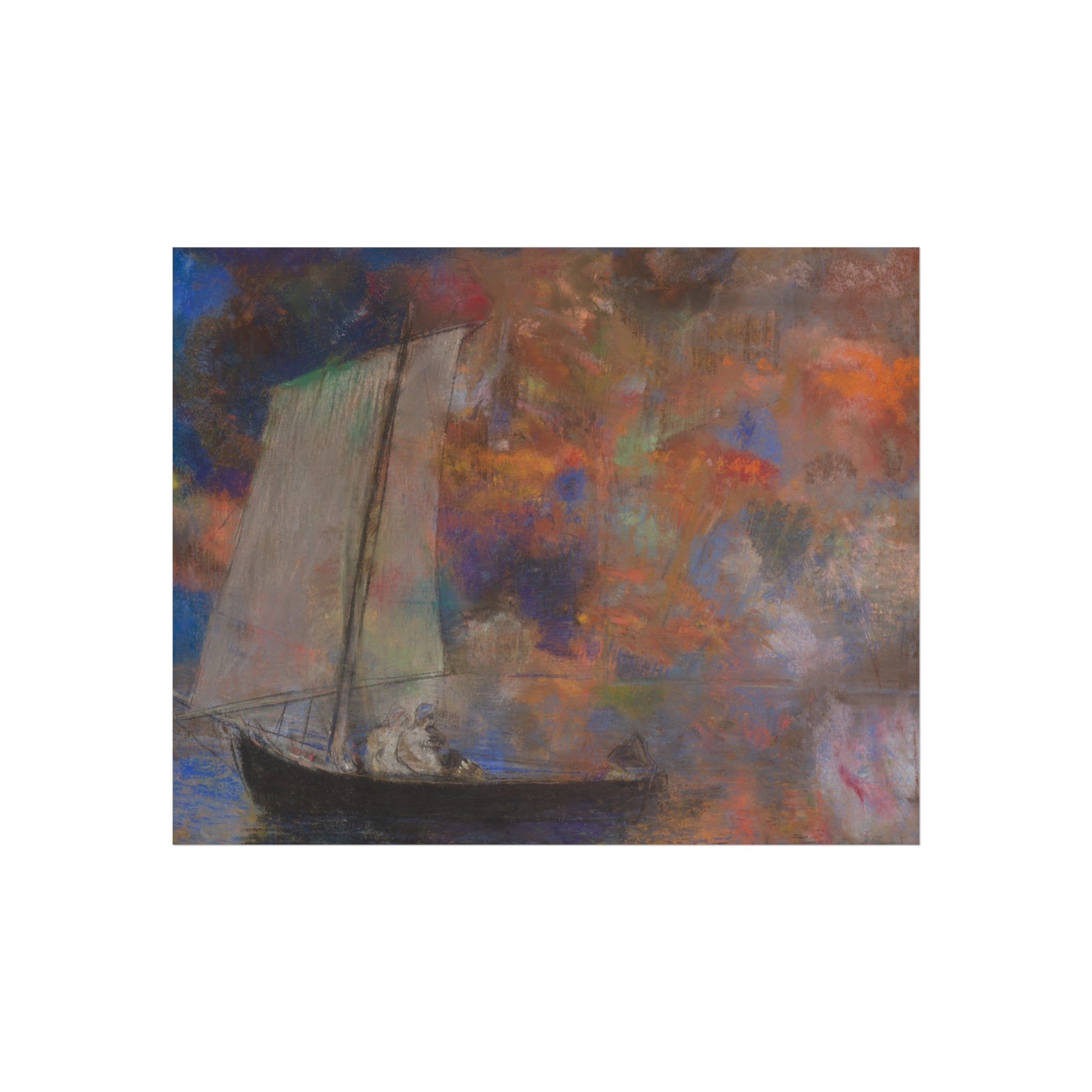 Flower Clouds Odilon Redon Fine Art Poster
