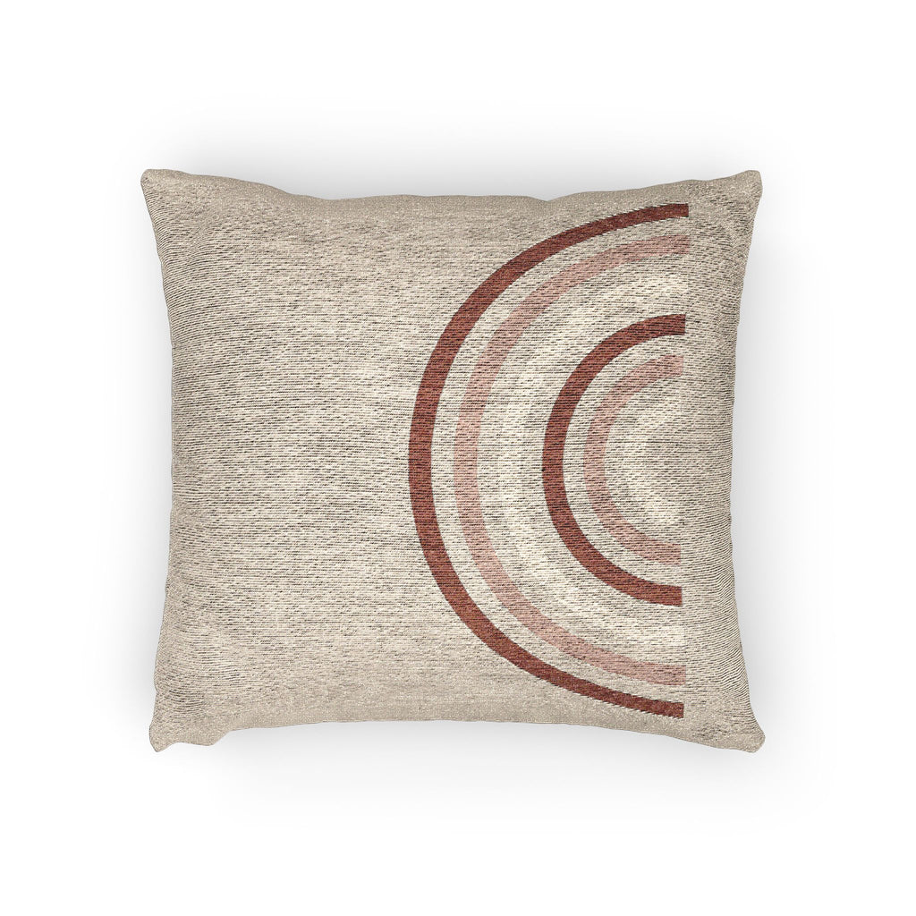 Dune Arch Rainbow Woven Pillow