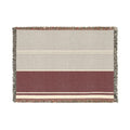 Orchard Throw — Stone · Fig · Warm White