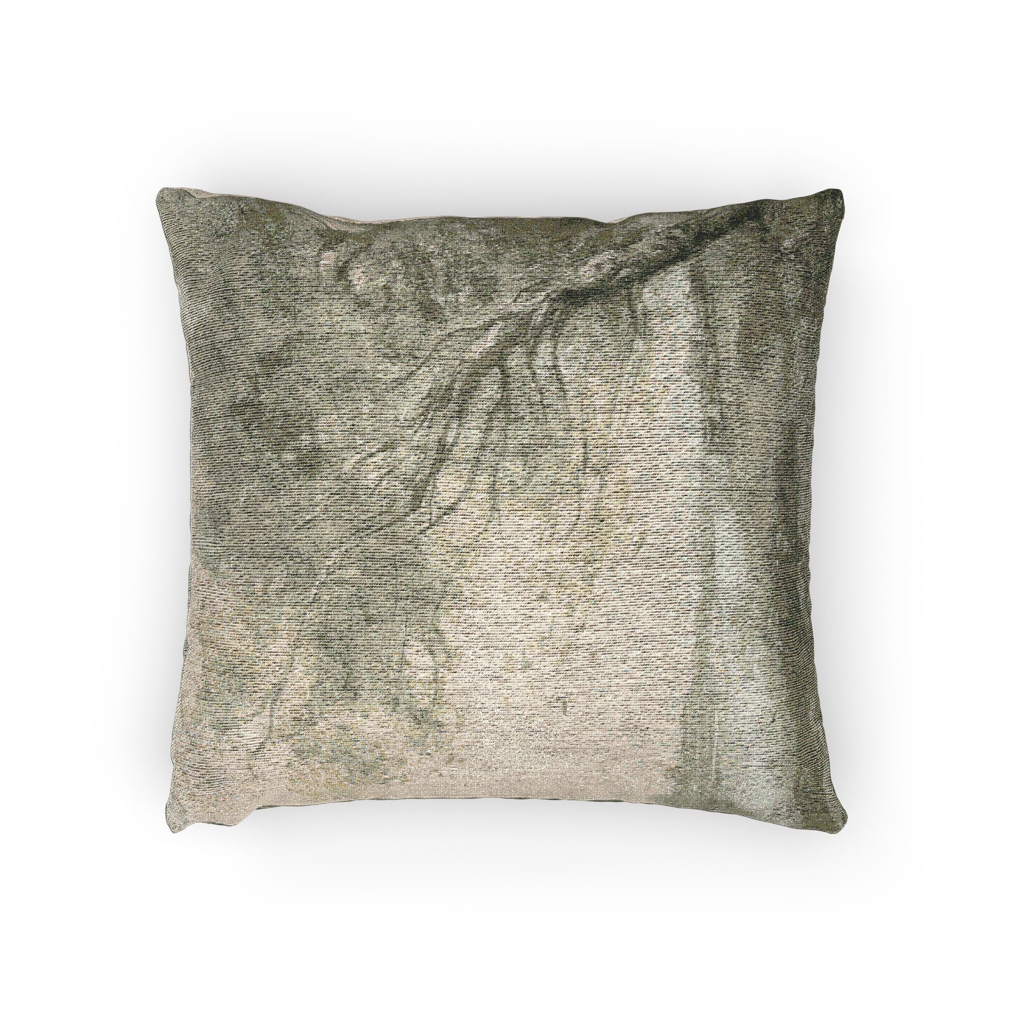 Jean Baptiste Camille Corot - Bent Tree by the Water | Woven Pillow