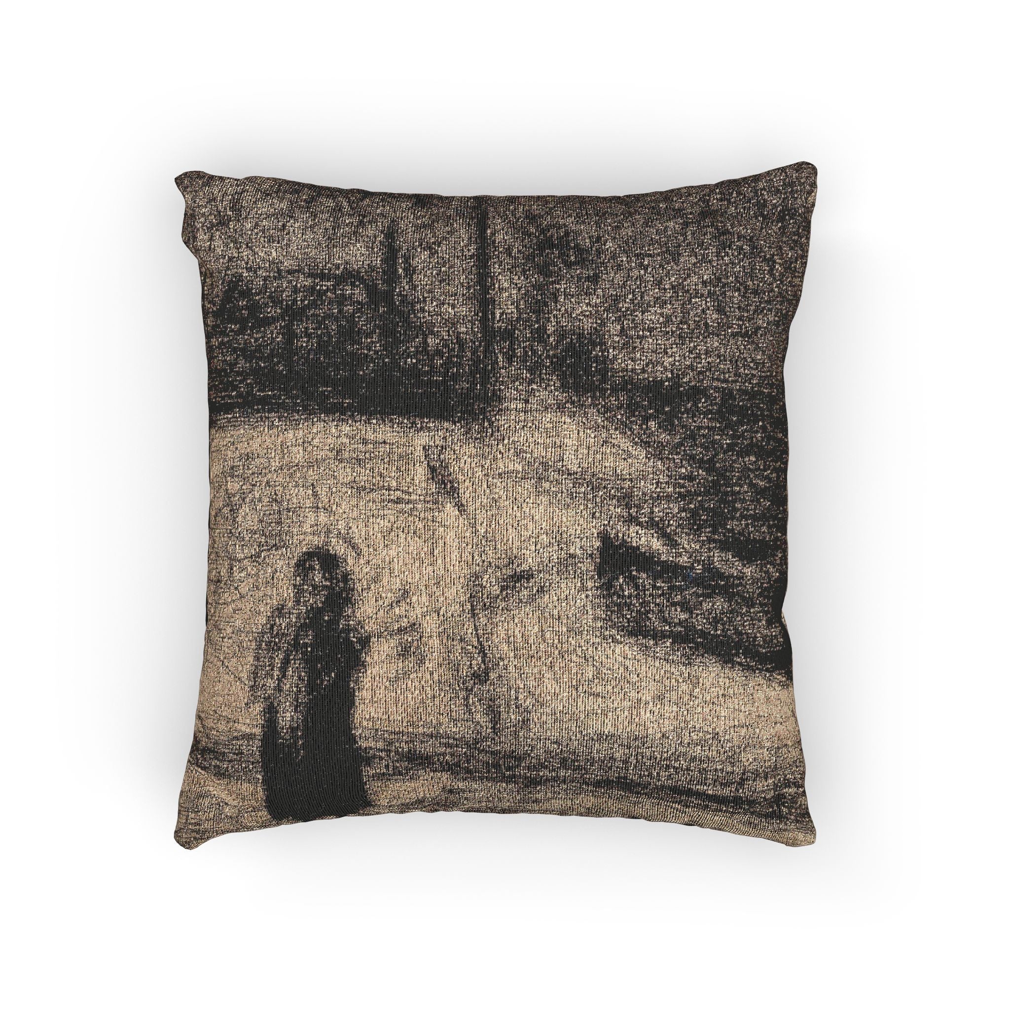 Georges Seurat - The Zone (Outside the City Walls) | Woven Pillow