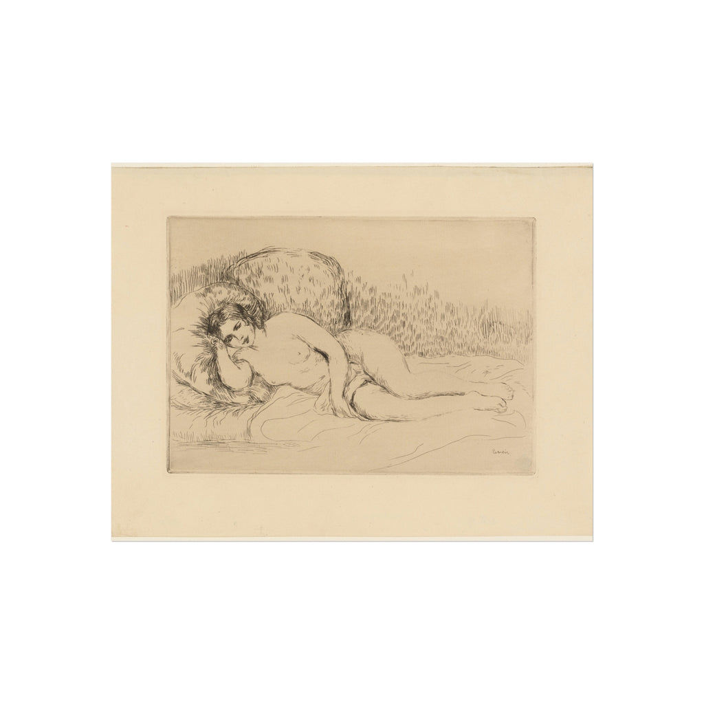 Pierre-Auguste Renoir - Woman Reclining, to the Left | Fine Art Poster