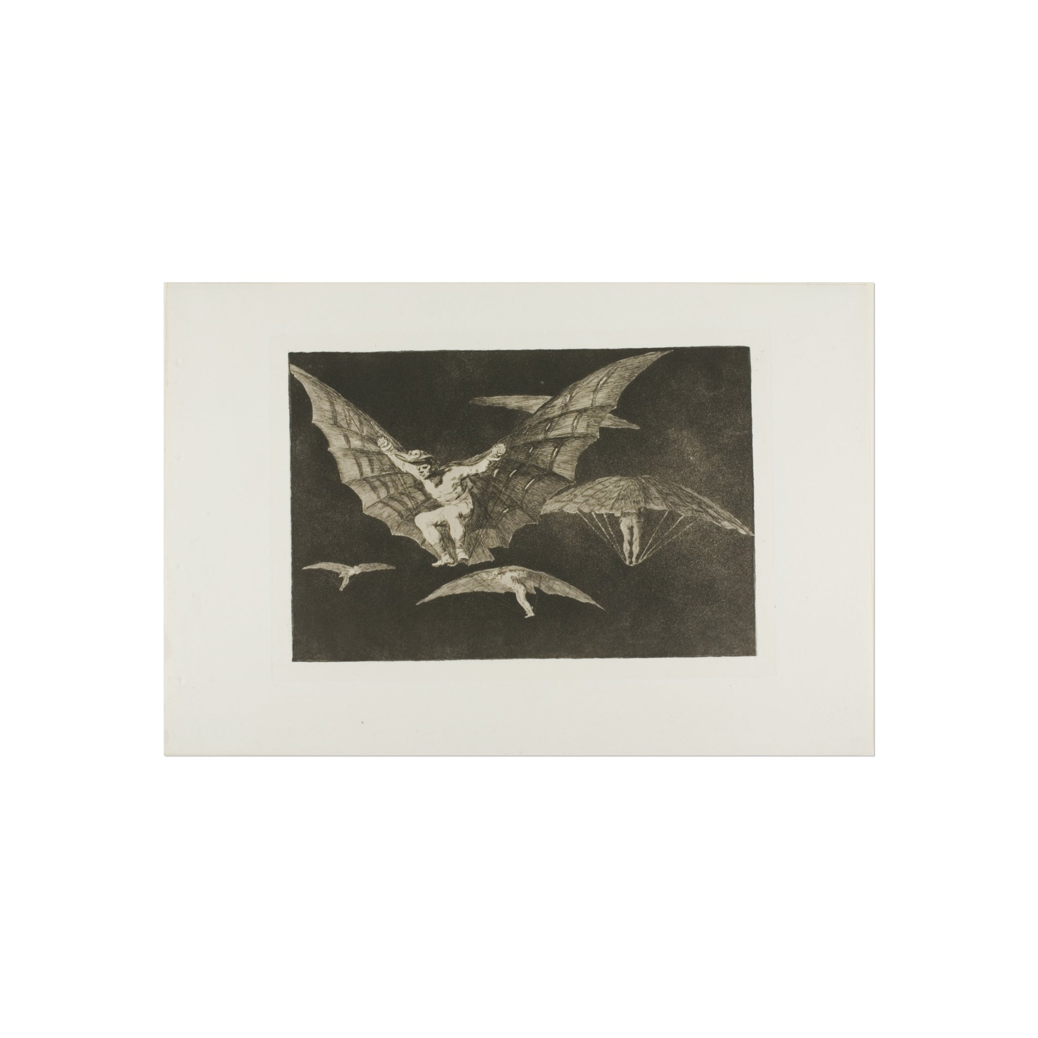 Francisco José de Goya y Lucientes - A Way of Flying, from Disparates, published as plate 13 in Los Proverbios (Proverbs | Fine Art Poster