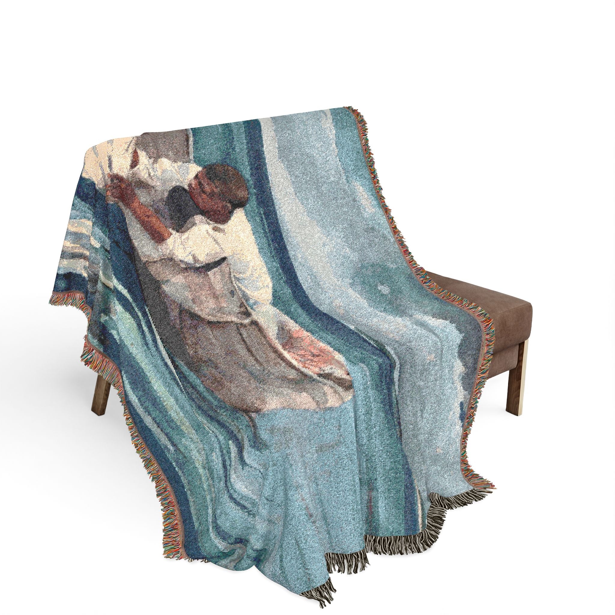 The Water Fan Winslow Homer Tapestry Blanket