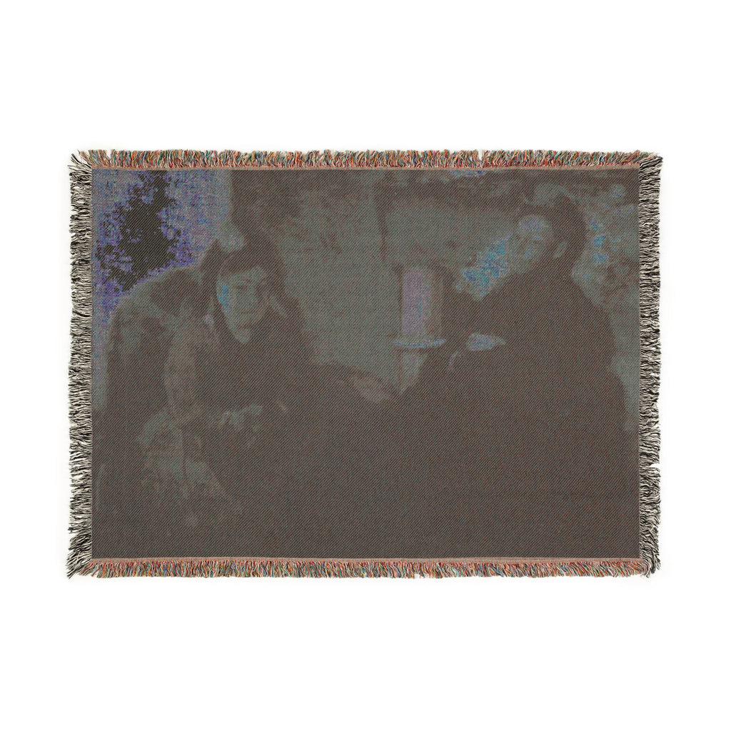 Hilaire Germain Edgar Degas - Portrait of Mme Lisle and Mme Loubens | Woven Tapestry Blanket