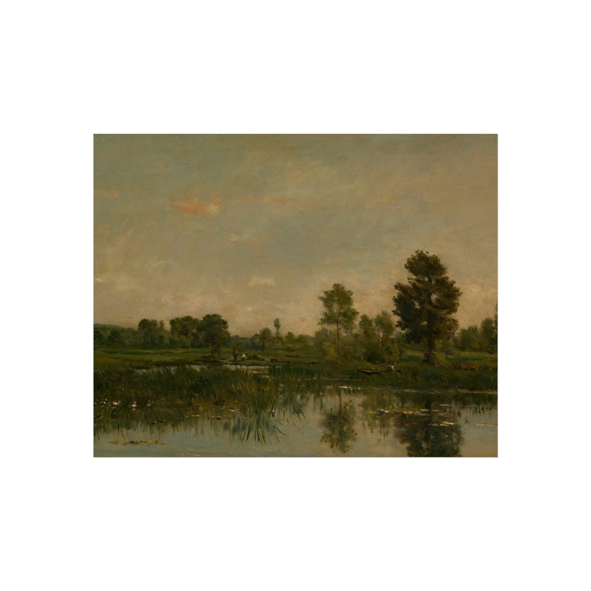 The Marsh Charles François Daubigny Fine Art Poster