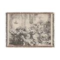 Rembrandt van Rijn - Christ Driving the Money Changers from the Temple | Woven Tapestry Blanket