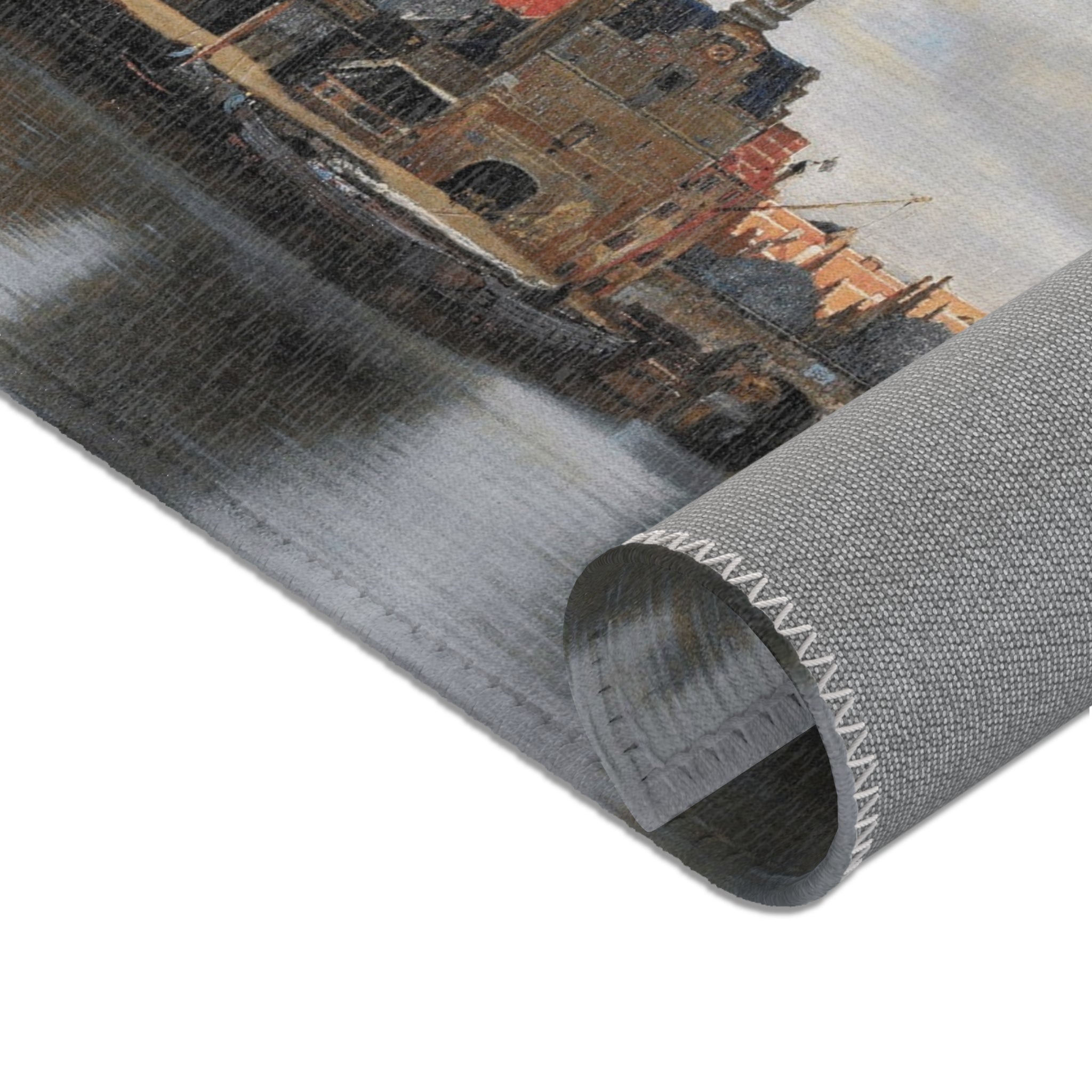 View of Delft, by Johannes Vermeer | Area Rug