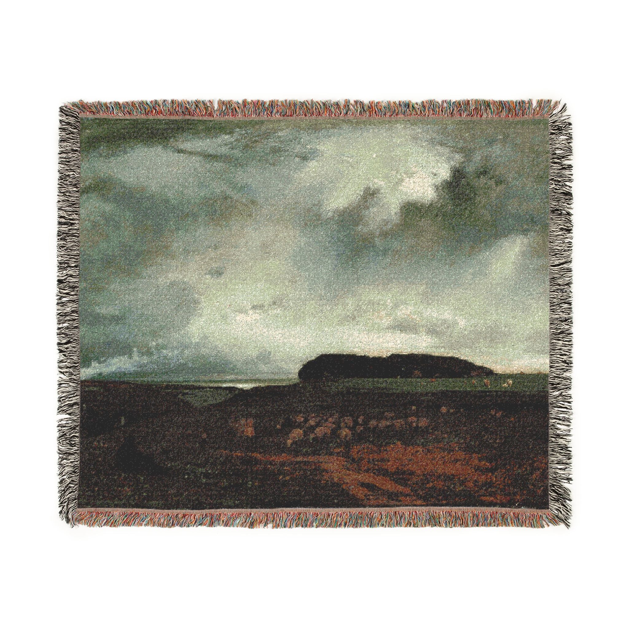The Storm George Inness Tapestry Blanket