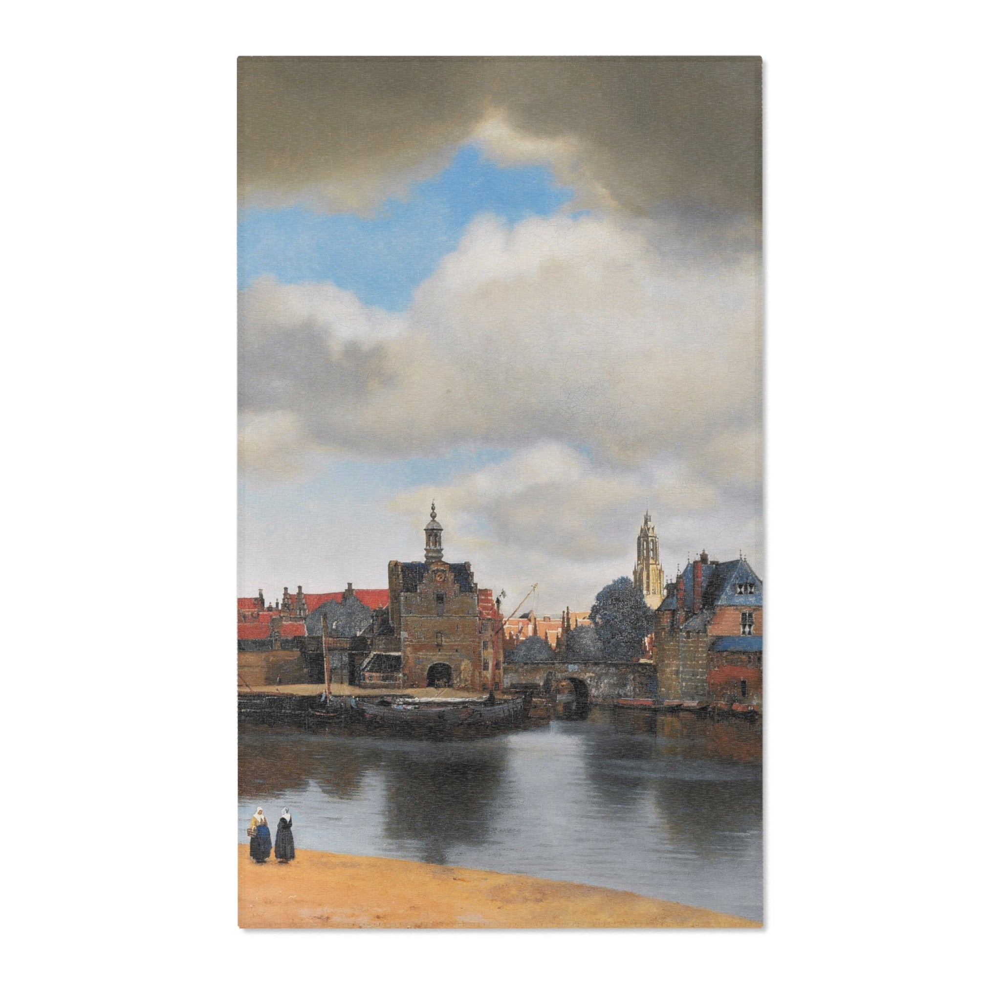 View of Delft, by Johannes Vermeer | Area Rug