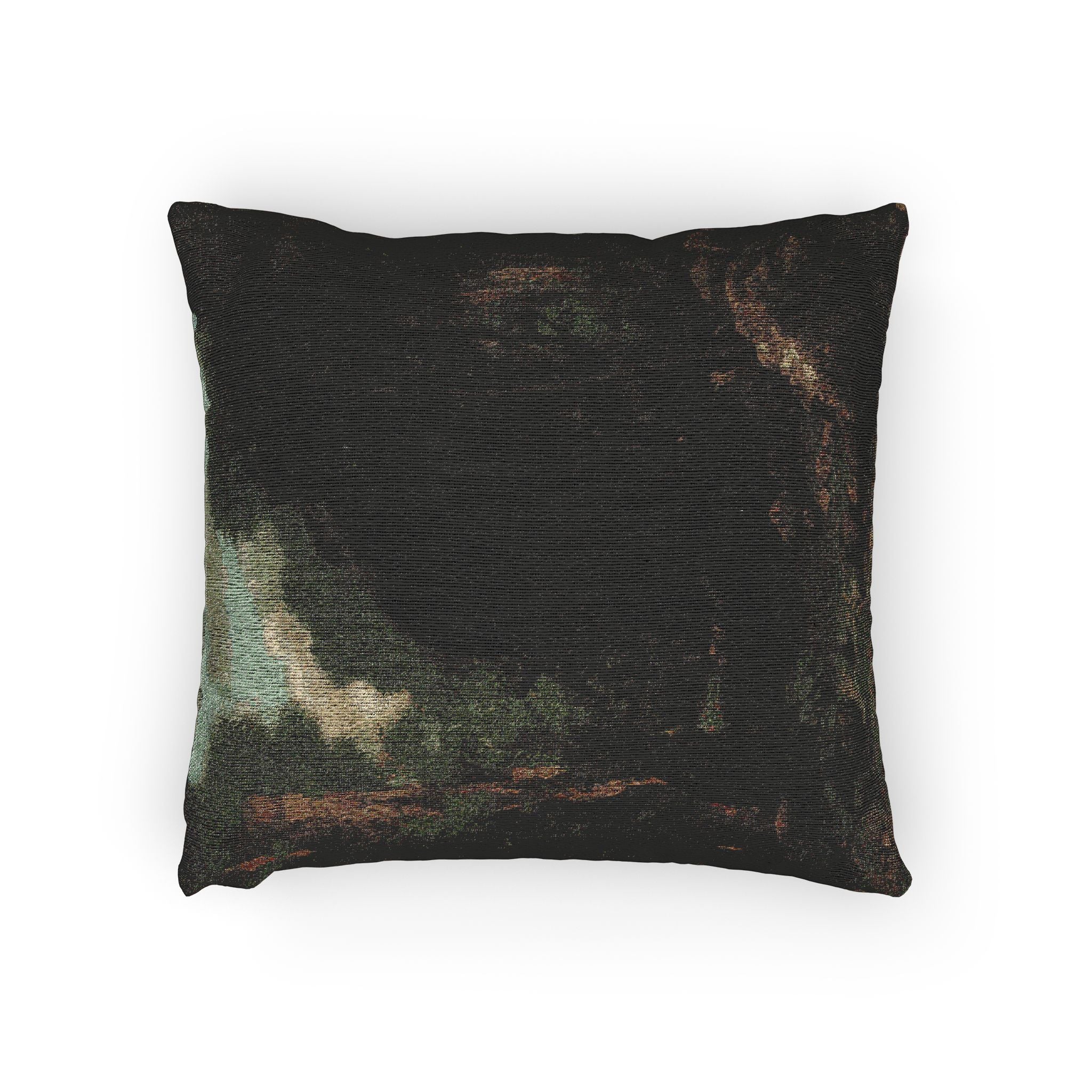 Gustave Courbet - The Valley of Les Puits-Noir | Woven Pillow