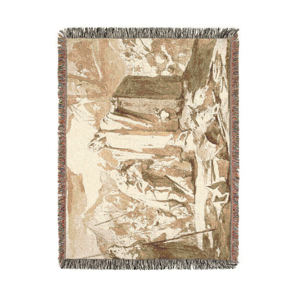 Giovanni Battista Tiepolo - The Meeting of Abraham and Melchizedek | Woven Tapestry Blanket