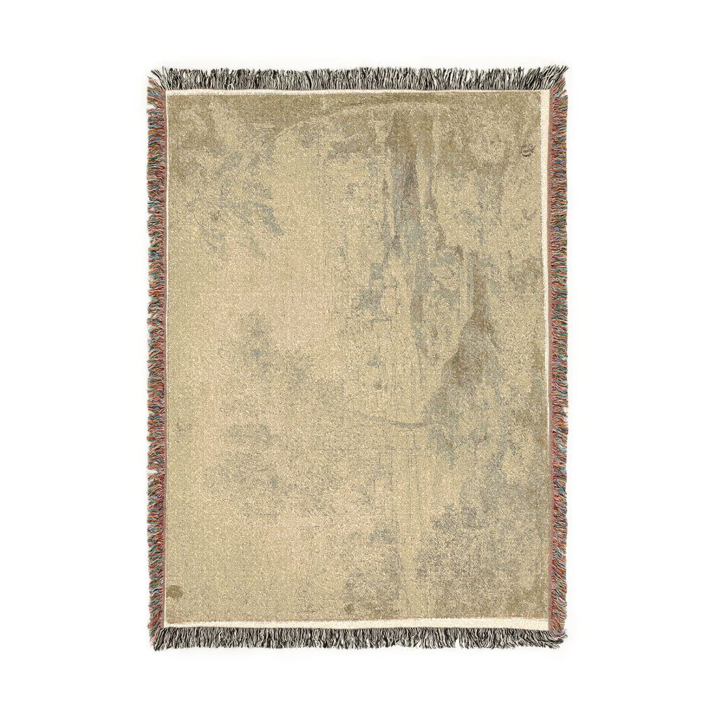Follower of Nicolas Poussin - Italianate Landscape with Buildings | Woven Tapestry Blanket