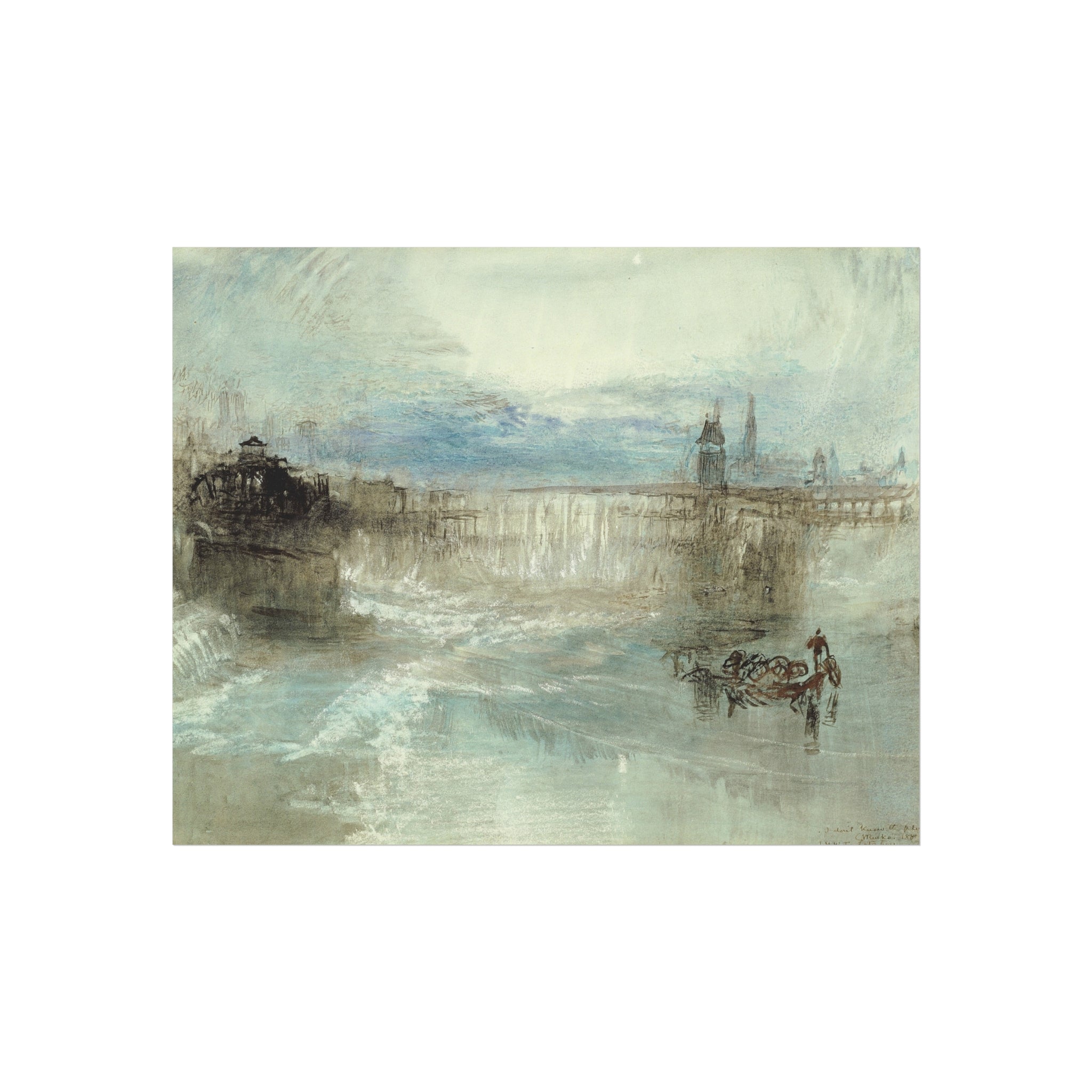 View of Lucerne J. M. W. Turner Fine Art Poster