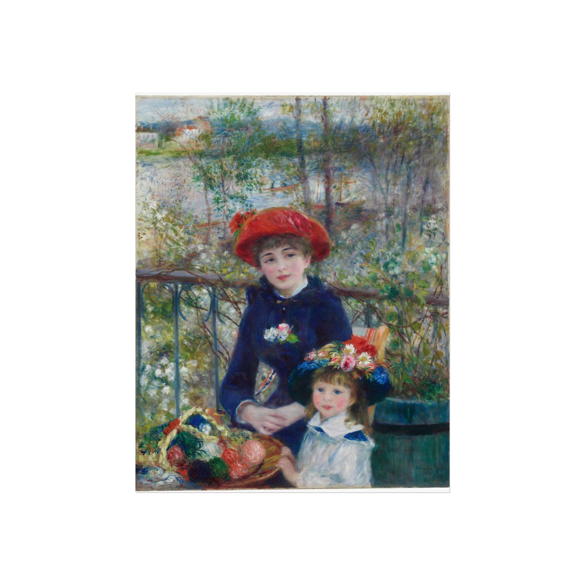 Pierre-Auguste Renoir - Two Sisters (On the Terrace) | Fine Art Poster