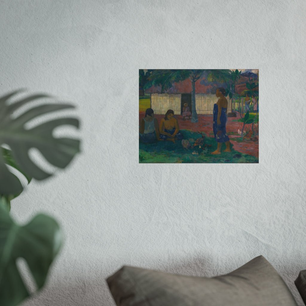 Paul Gauguin - No te aha oe riri (Why Are You Angry ) | Fine Art Poster
