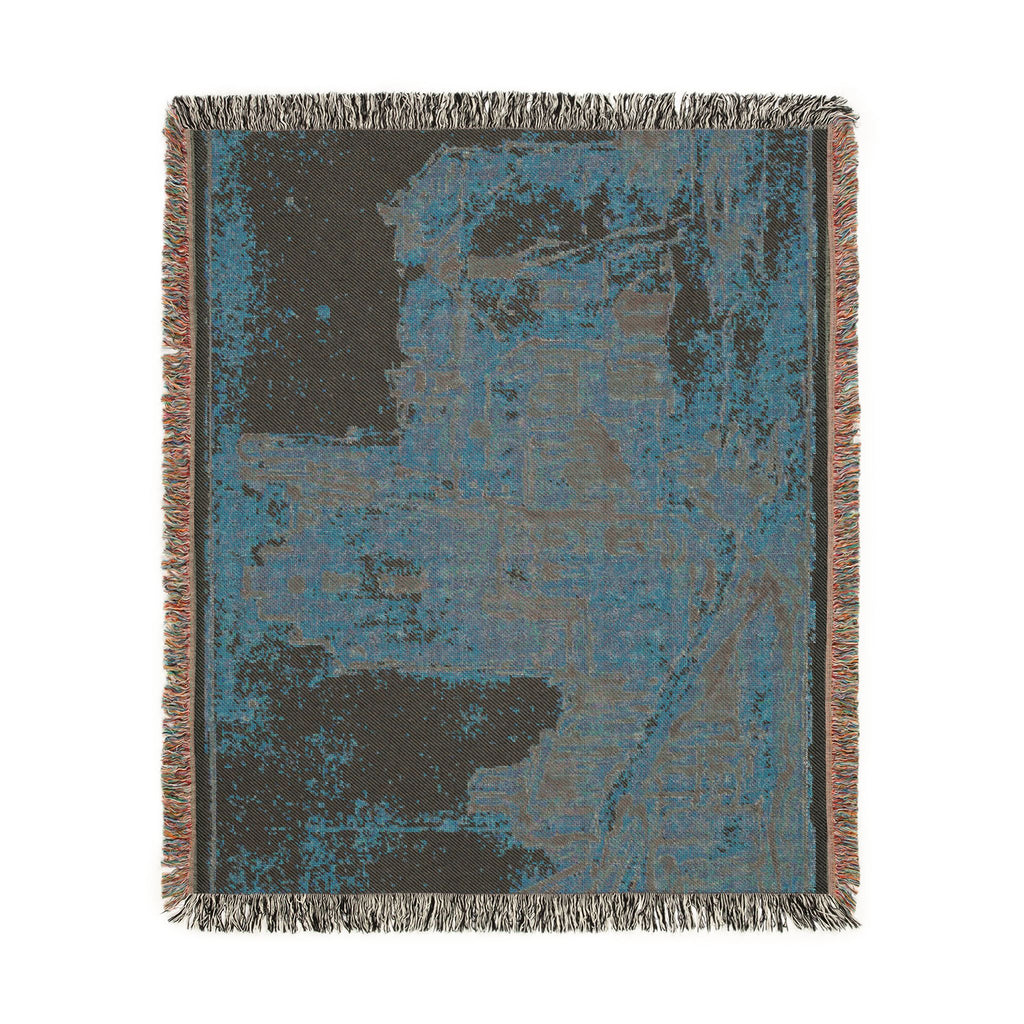 Rembrandt van Rijn - Kostverloren Castle in Decay | Woven Tapestry Blanket