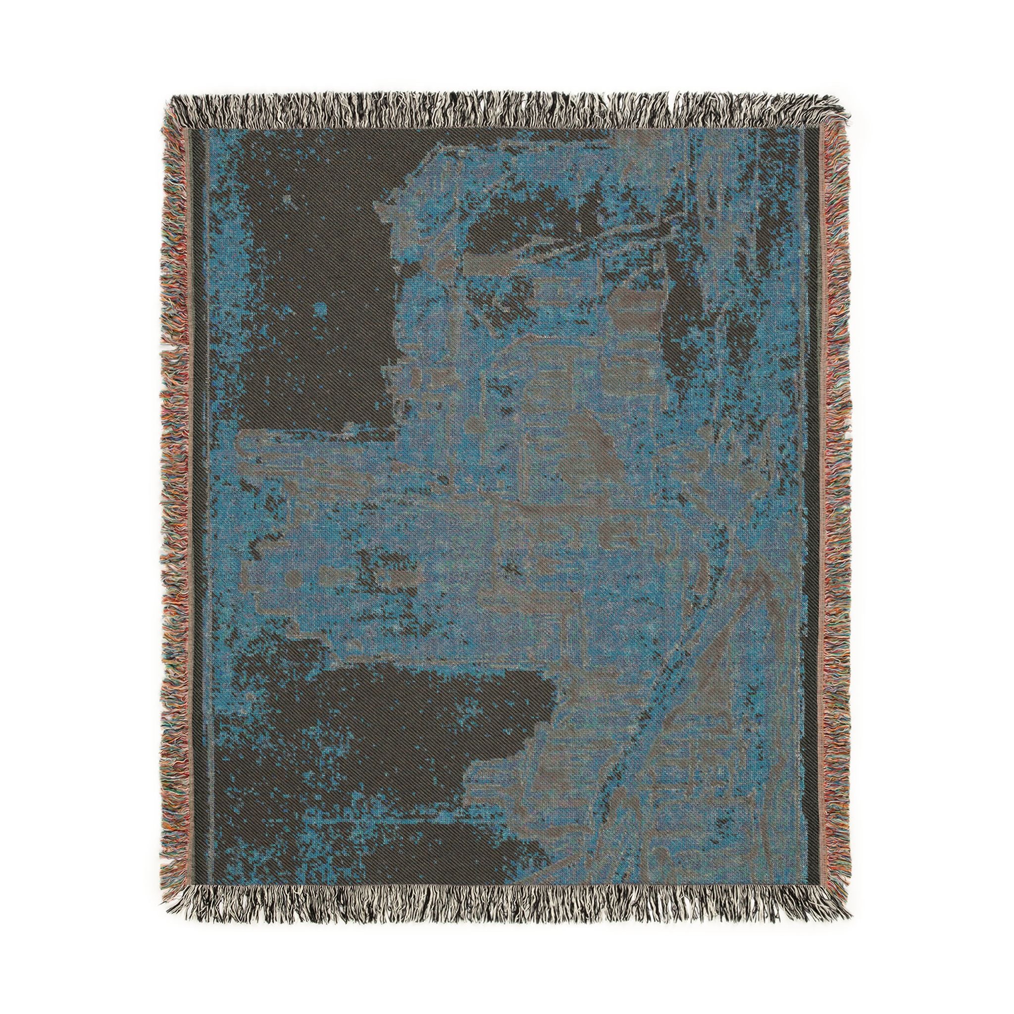 Rembrandt van Rijn - Kostverloren Castle in Decay | Woven Tapestry Blanket