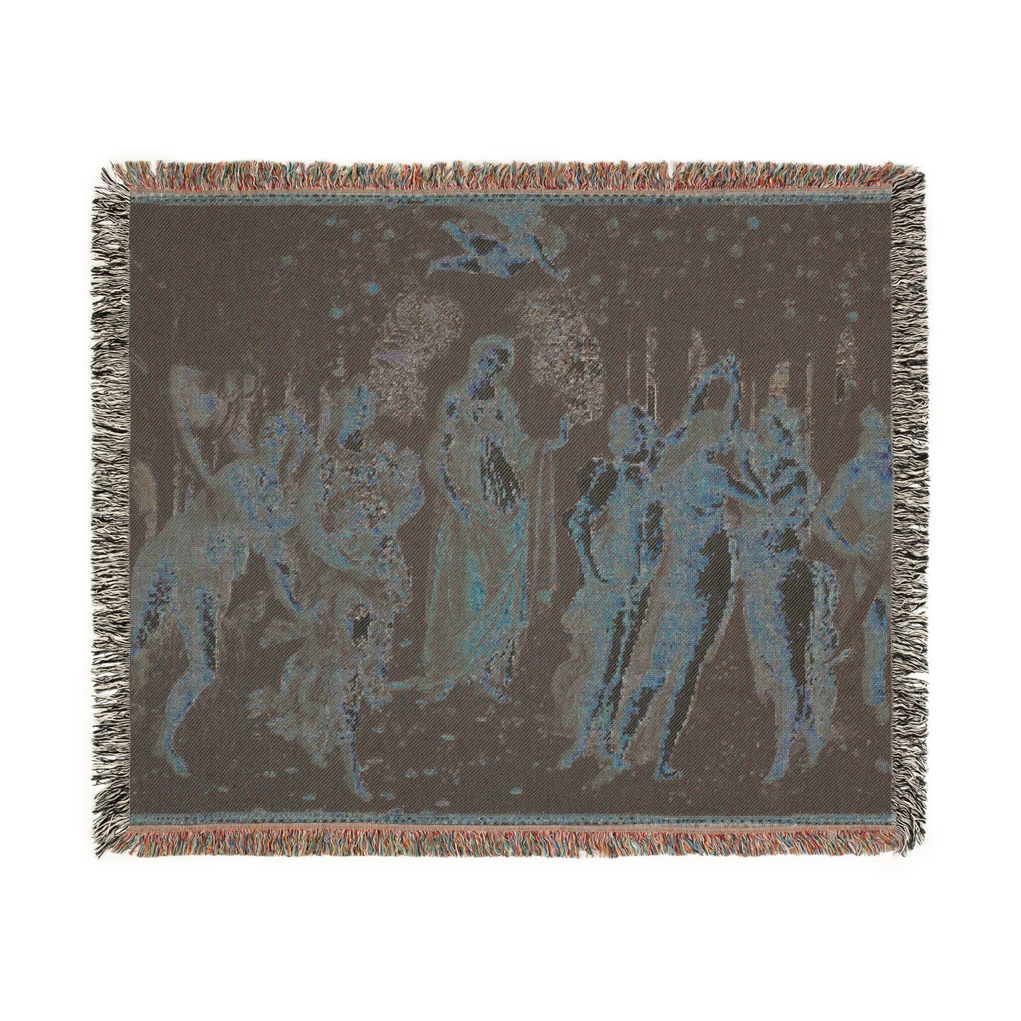 Sandro Botticelli - La Primavera - Google Art Project | Woven Tapestry Blanket