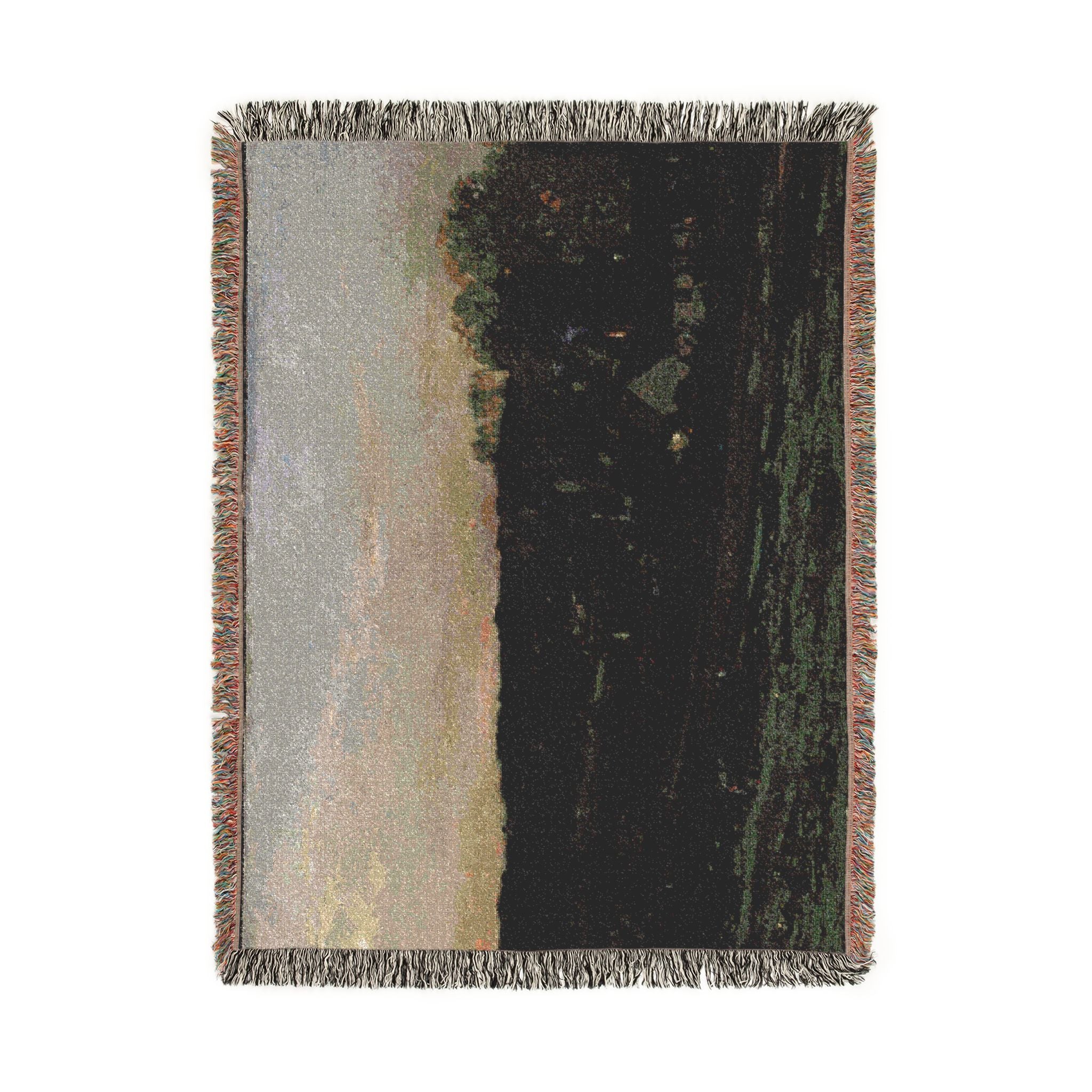 Charles François Daubigny - House of Mère Bazot | Woven Tapestry Blanket