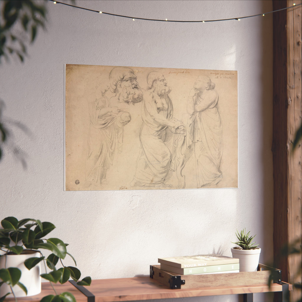 Peter Paul Rubens - Studies of a Roman Sarcophagus | Fine Art Poster