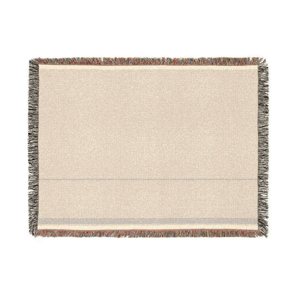 Quiet Throw — Sand · Oat · Stone