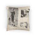 Eugène Delacroix - Sheet of Sketches | Woven Pillow