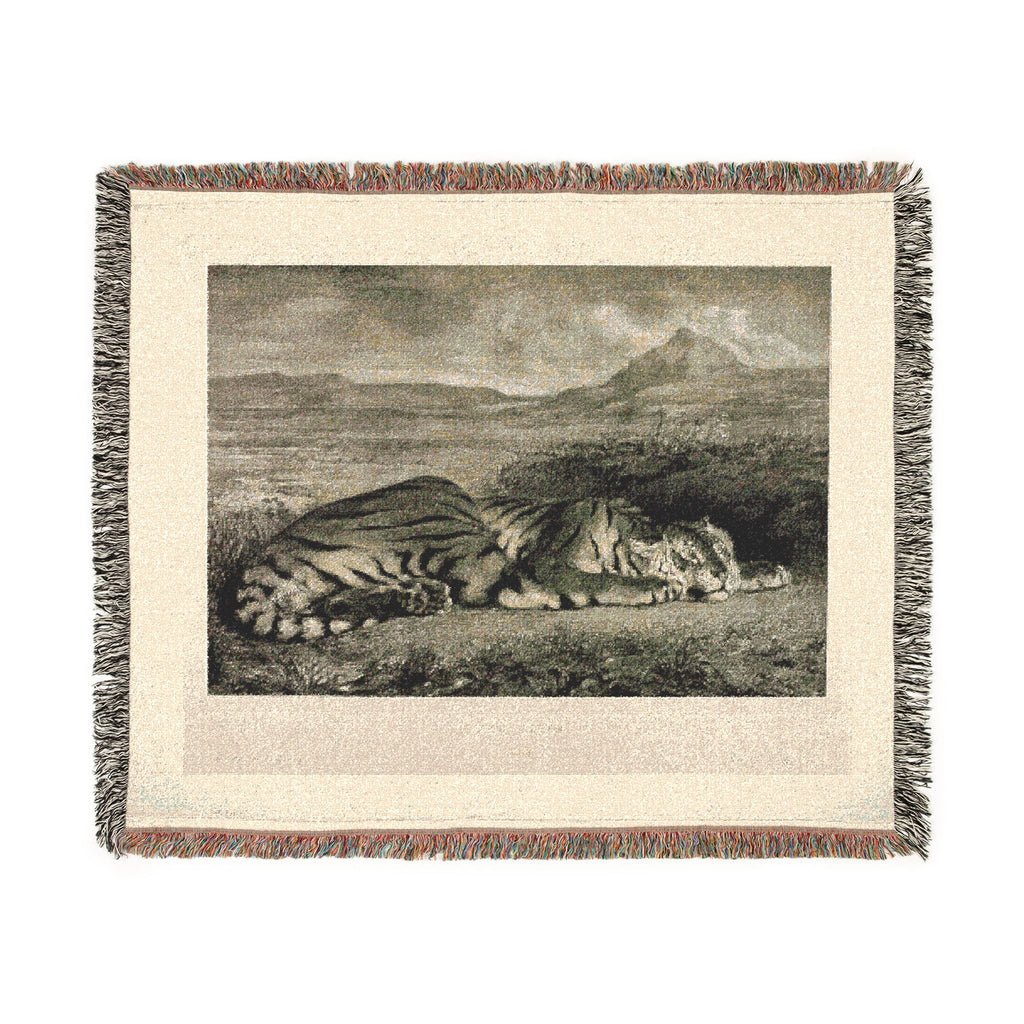 Eugène Delacroix - Bengal Tiger | Woven Tapestry Blanket