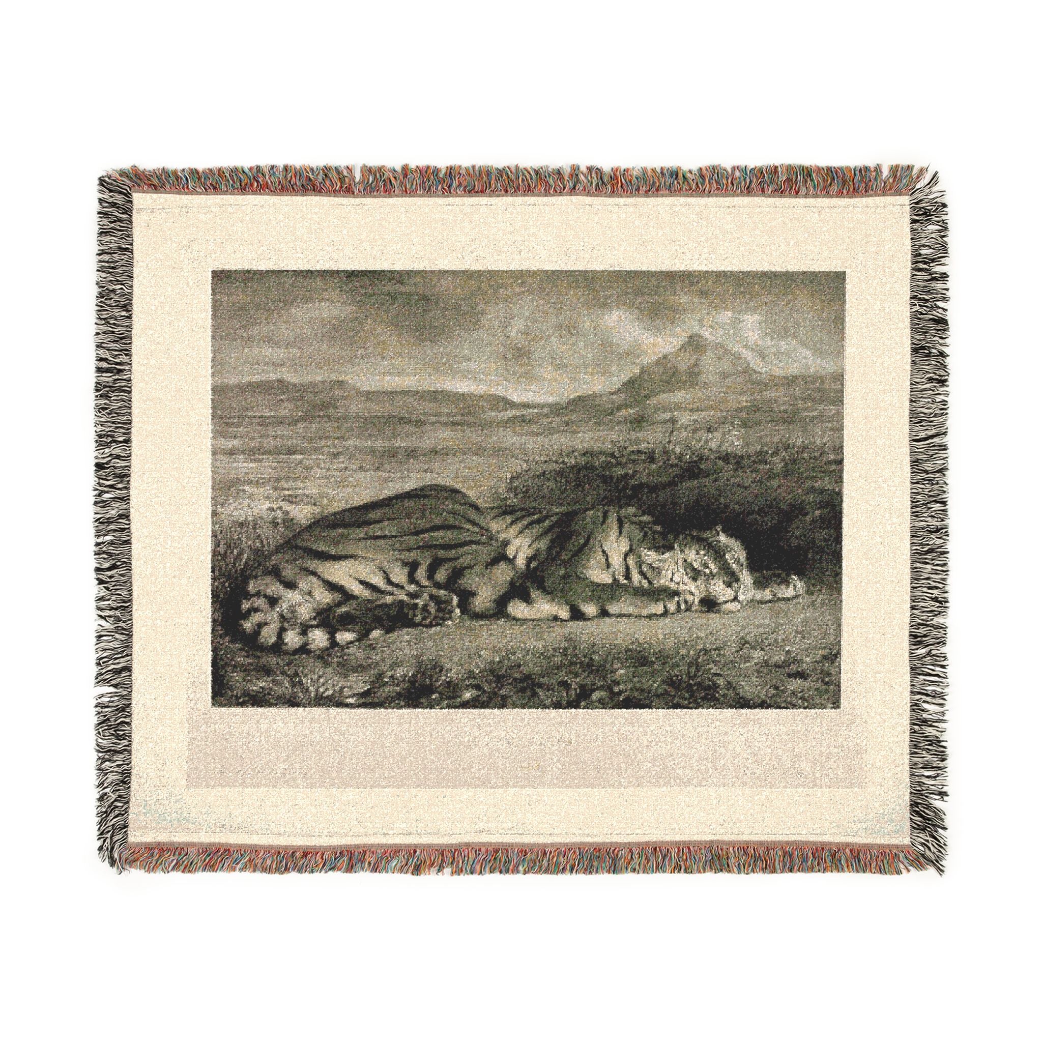 Eugène Delacroix - Bengal Tiger | Woven Tapestry Blanket