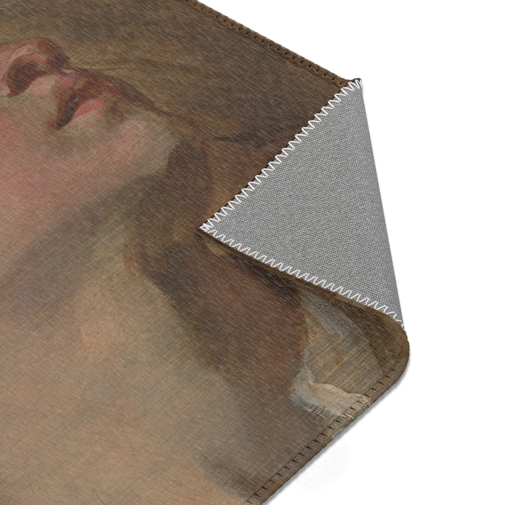 Anthony van Dyck - Head of a Girl | Area Rug