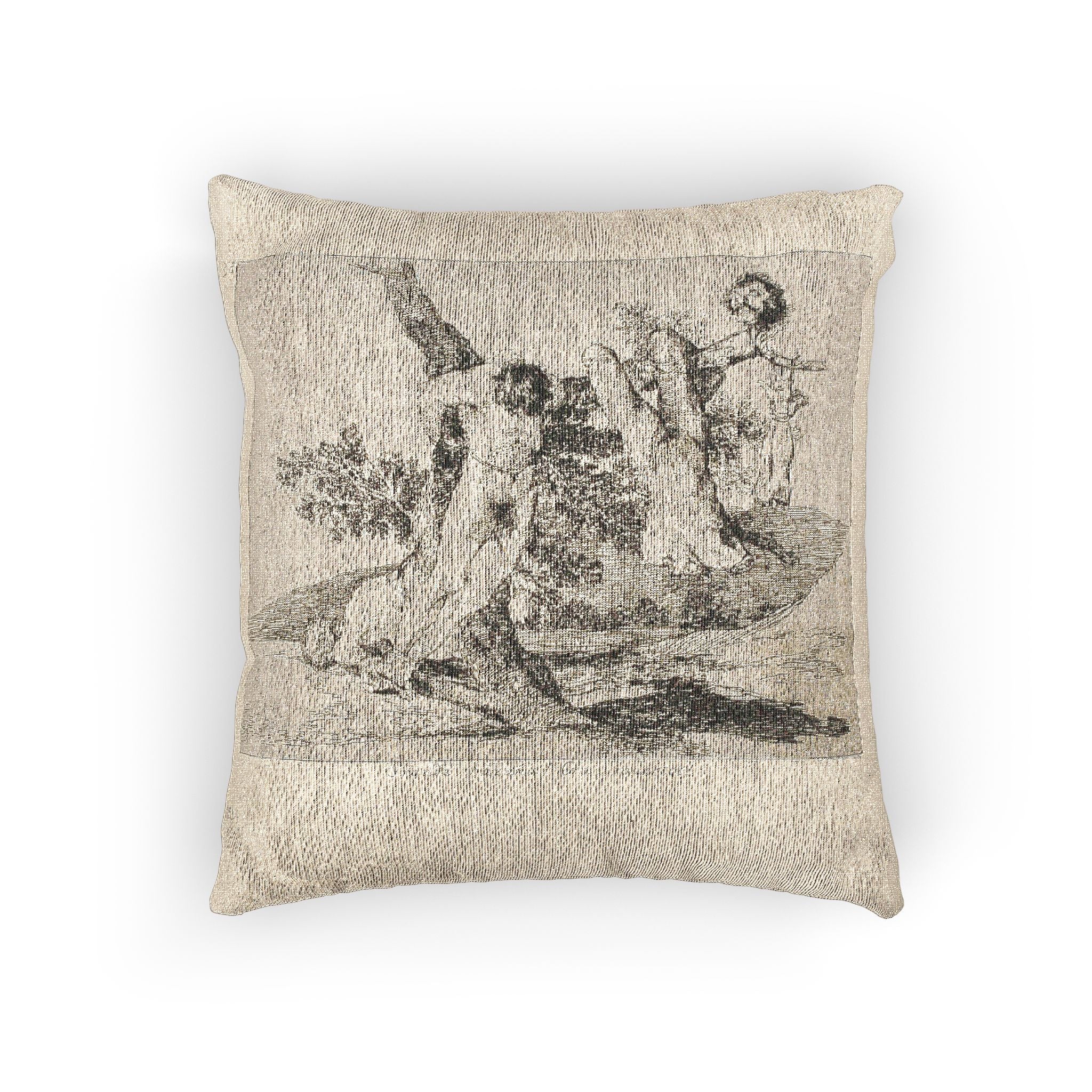 Francisco José de Goya y Lucientes - A Heroic Feat! With Dead Men!, plate 39 from The Disasters of War | Woven Pillow