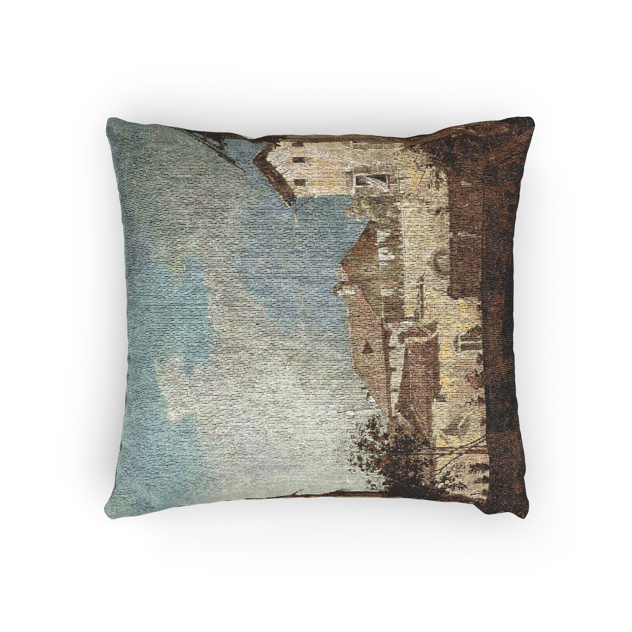 Follower of Canaletto - The Terrace | Woven Pillow
