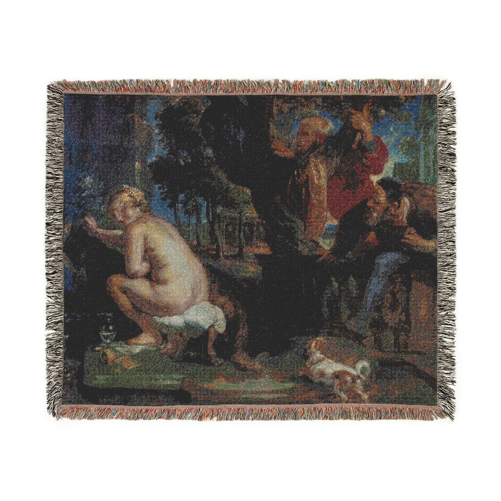 Susanna and the Elders - Peter Paul Rubens | Woven Tapestry Blanket