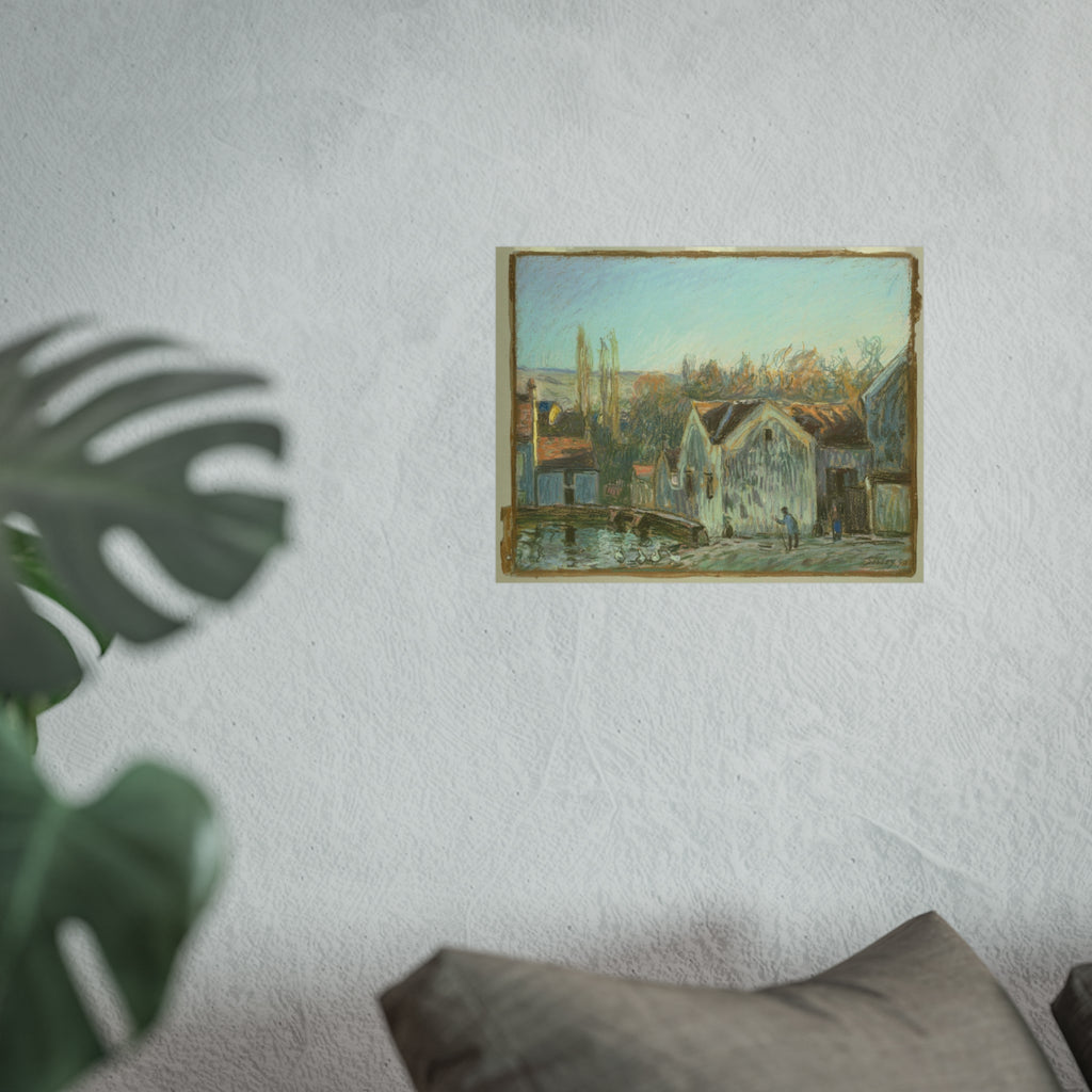 Alfred Sisley - A Corner of Moret-sur-Loing | Fine Art Poster