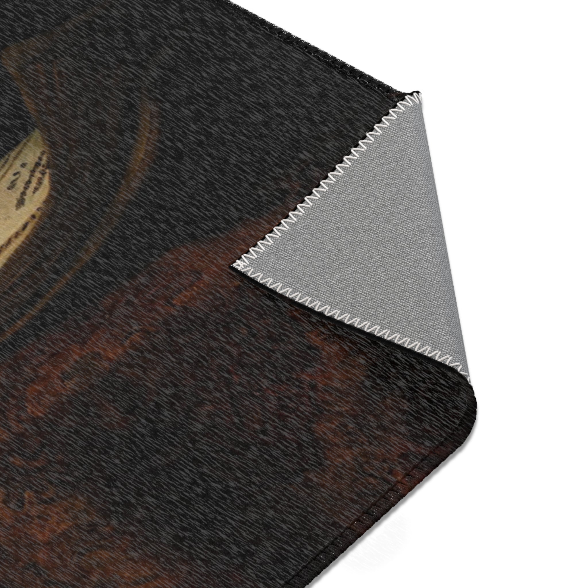 Judith at the Banquet of Holofernes (previously known as Artemisia), by Rembrandt, from Prado in Google Earth | Area Rug