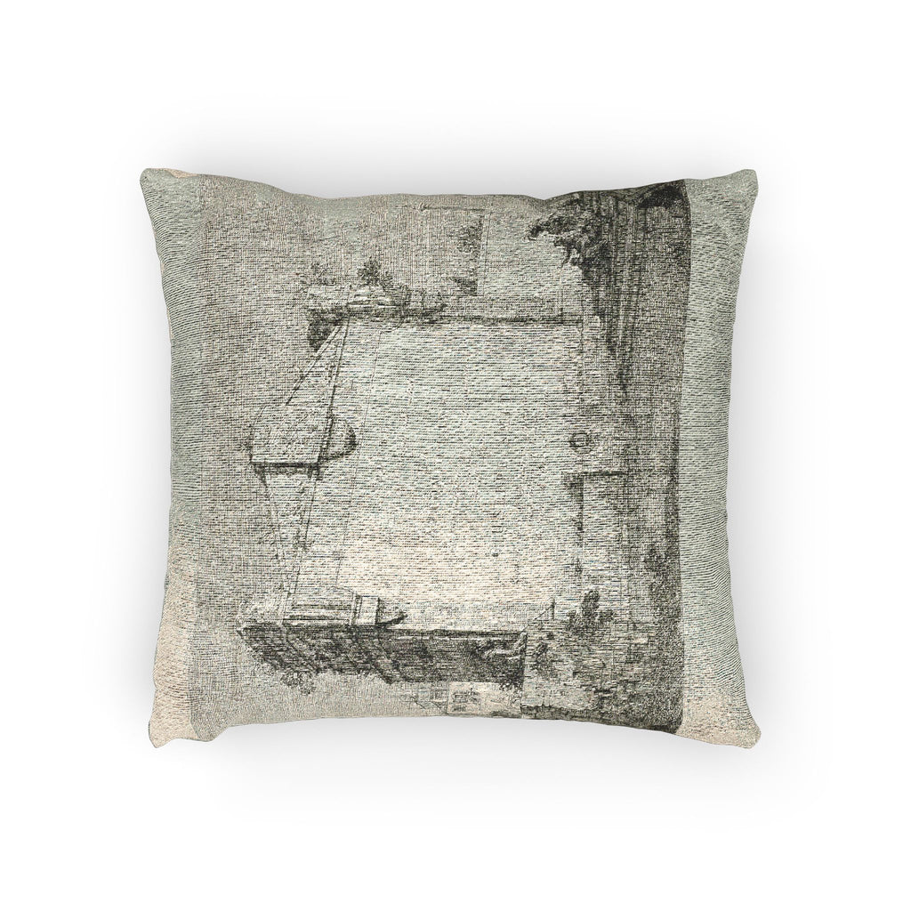 Canaletto - Title Page, from Vedute | Woven Pillow