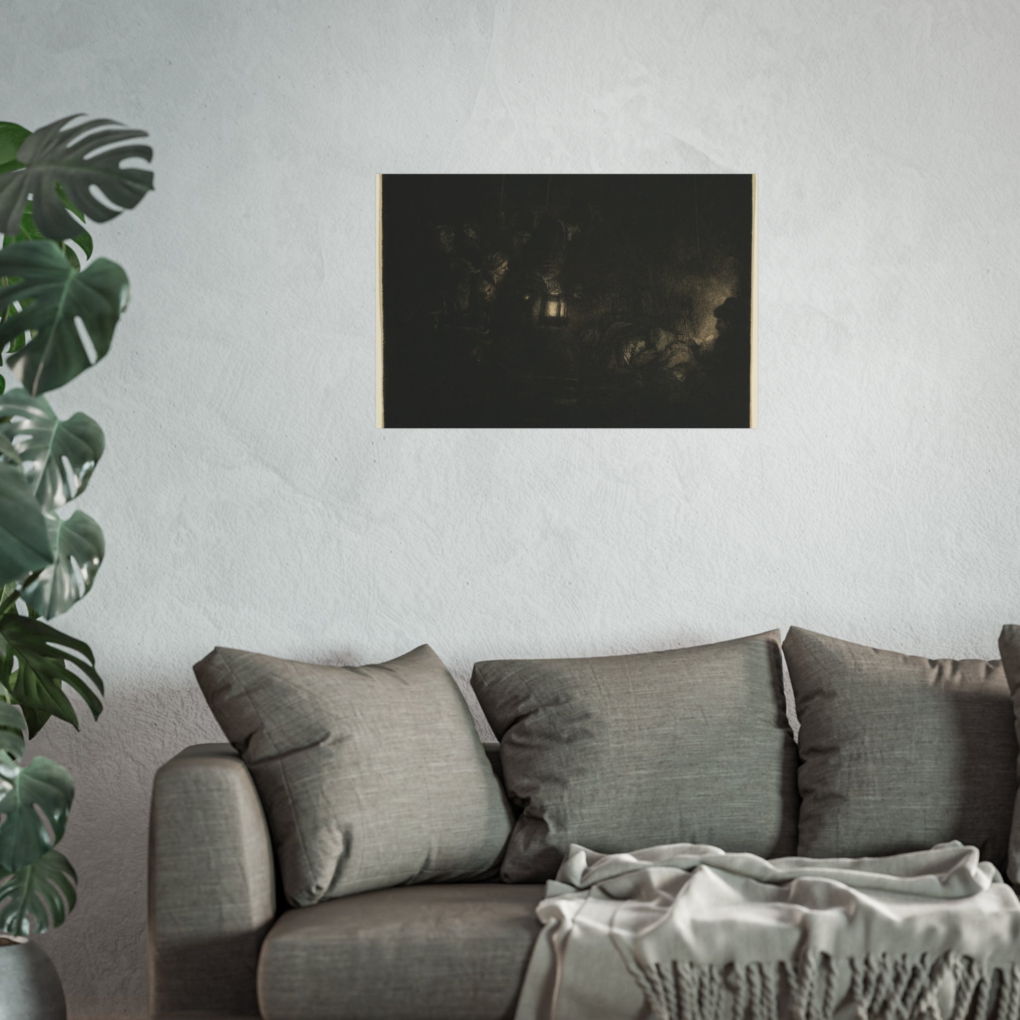 Rembrandt van Rijn - The Adoration of the Shepherds A Night Piece | Fine Art Poster