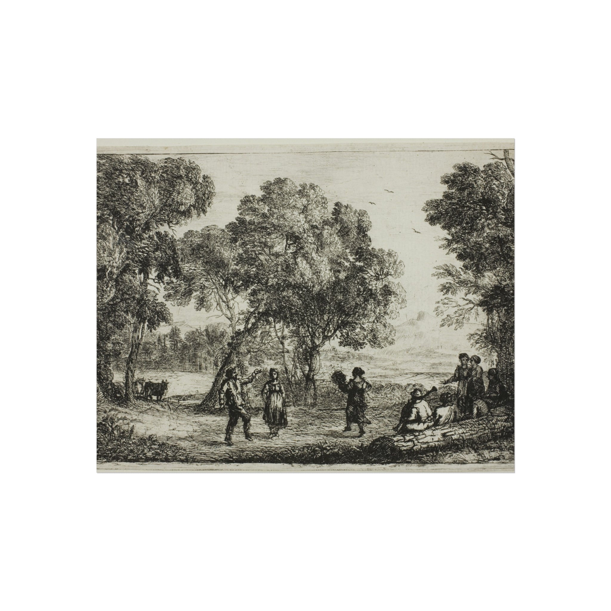 Claude Lorrain - The Country Dance | Fine Art Poster