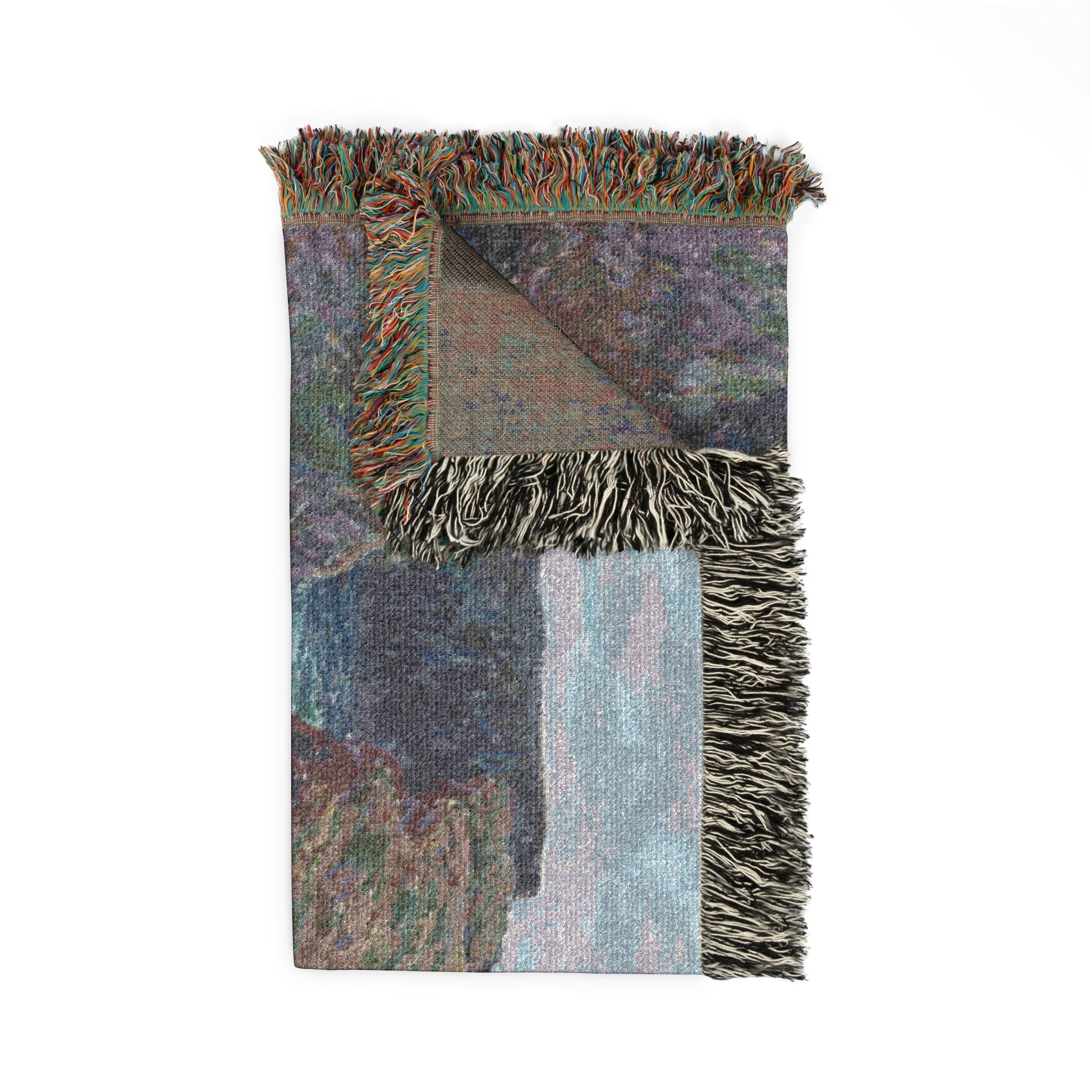 Claude Monet - Rocks at Port-Goulphar, Belle-Île | Woven Tapestry Blanket