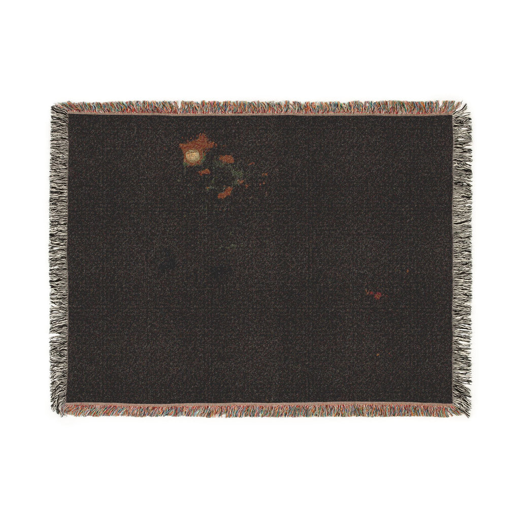 George Inness - The Moon at Night | Woven Tapestry Blanket