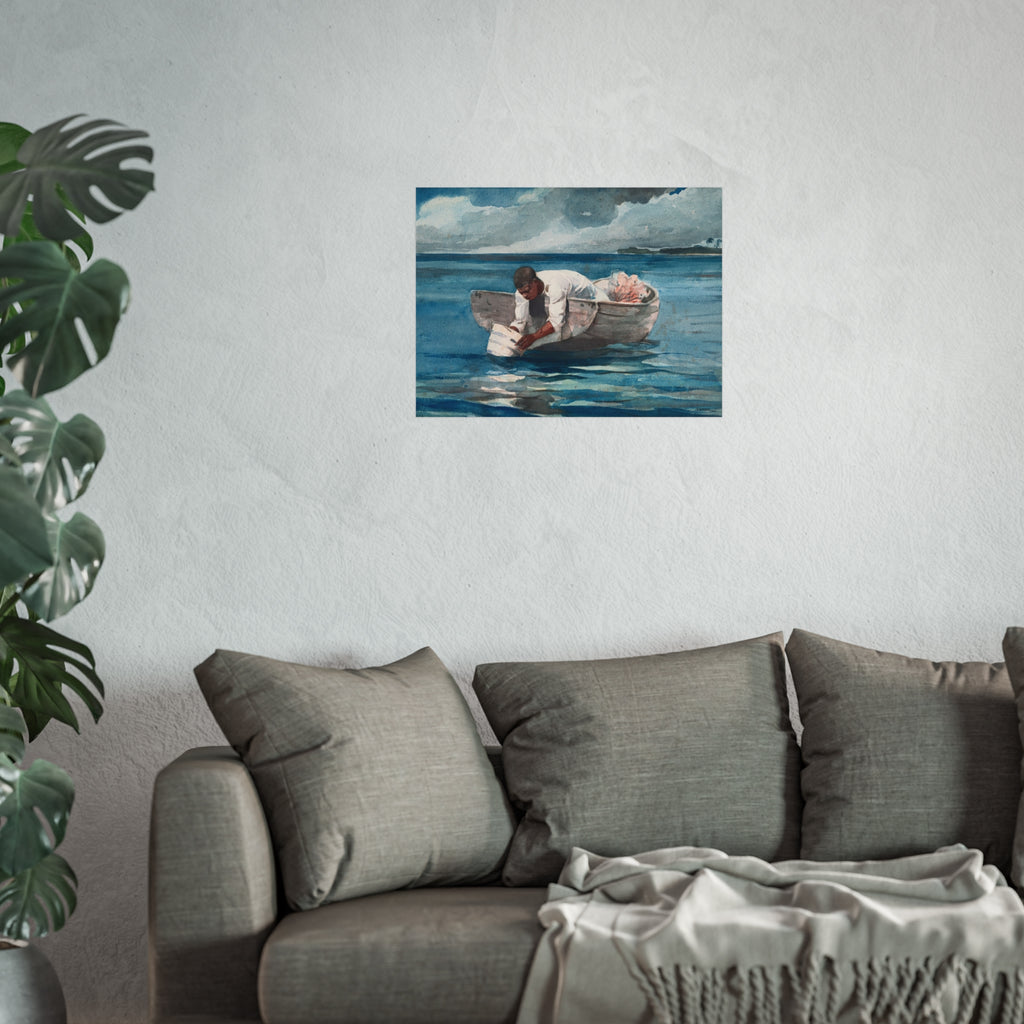 Winslow Homer - The Water Fan | Fine Art Poster