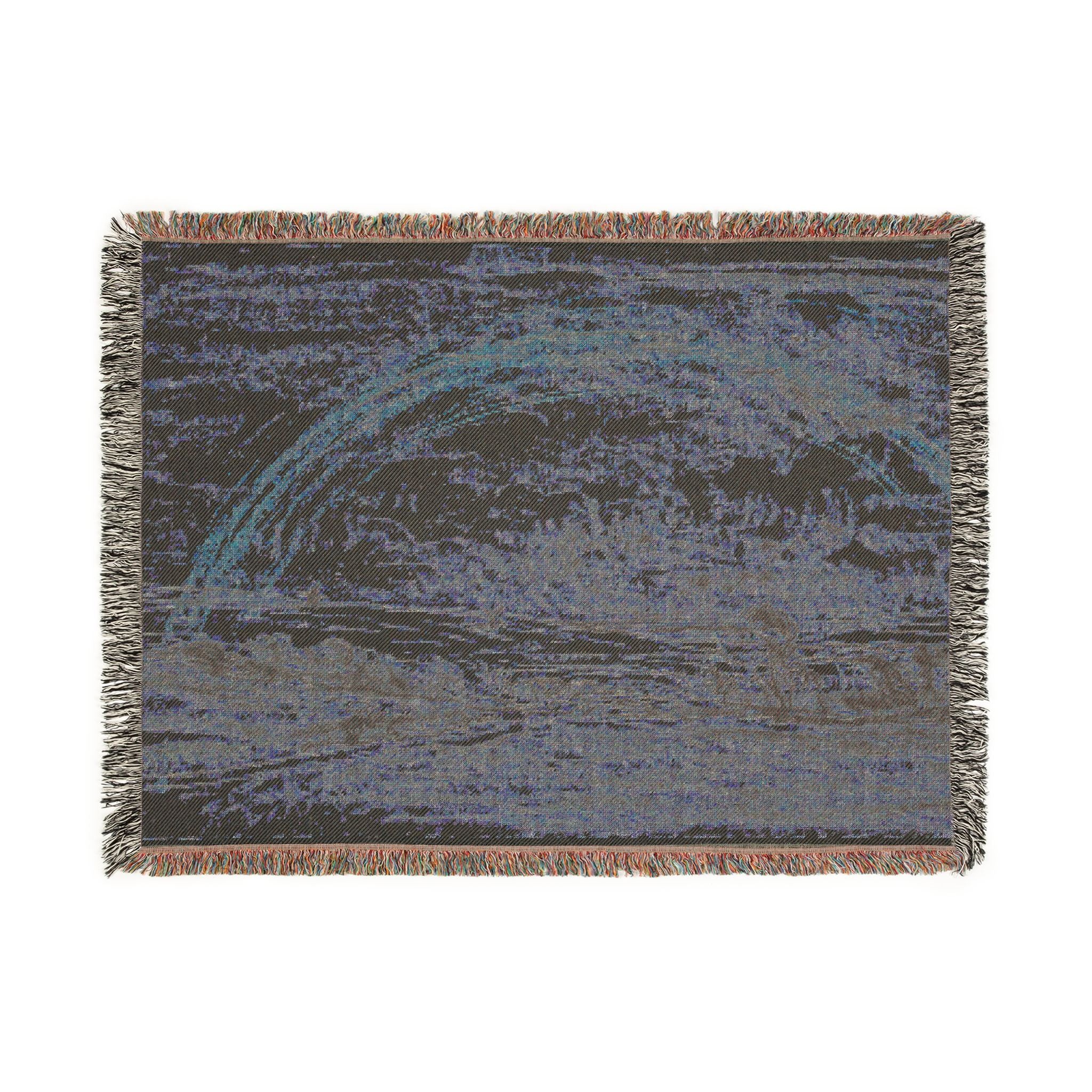 Charles François Daubigny - Landscape with a Rainbow | Woven Tapestry Blanket