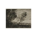 Jean Baptiste Camille Corot - In the Dunes Souvenir of the Woods of the Hague | Fine Art Poster