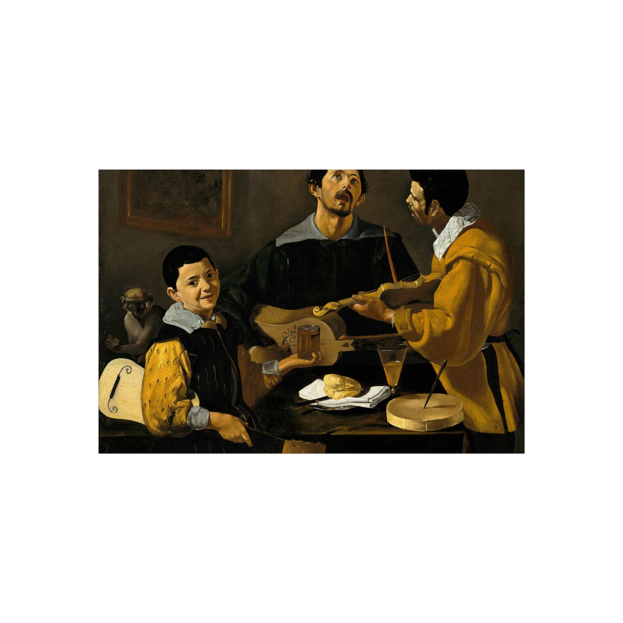Diego Velázquez - The Three Musicians - Google Art Project | Fine Art Poster