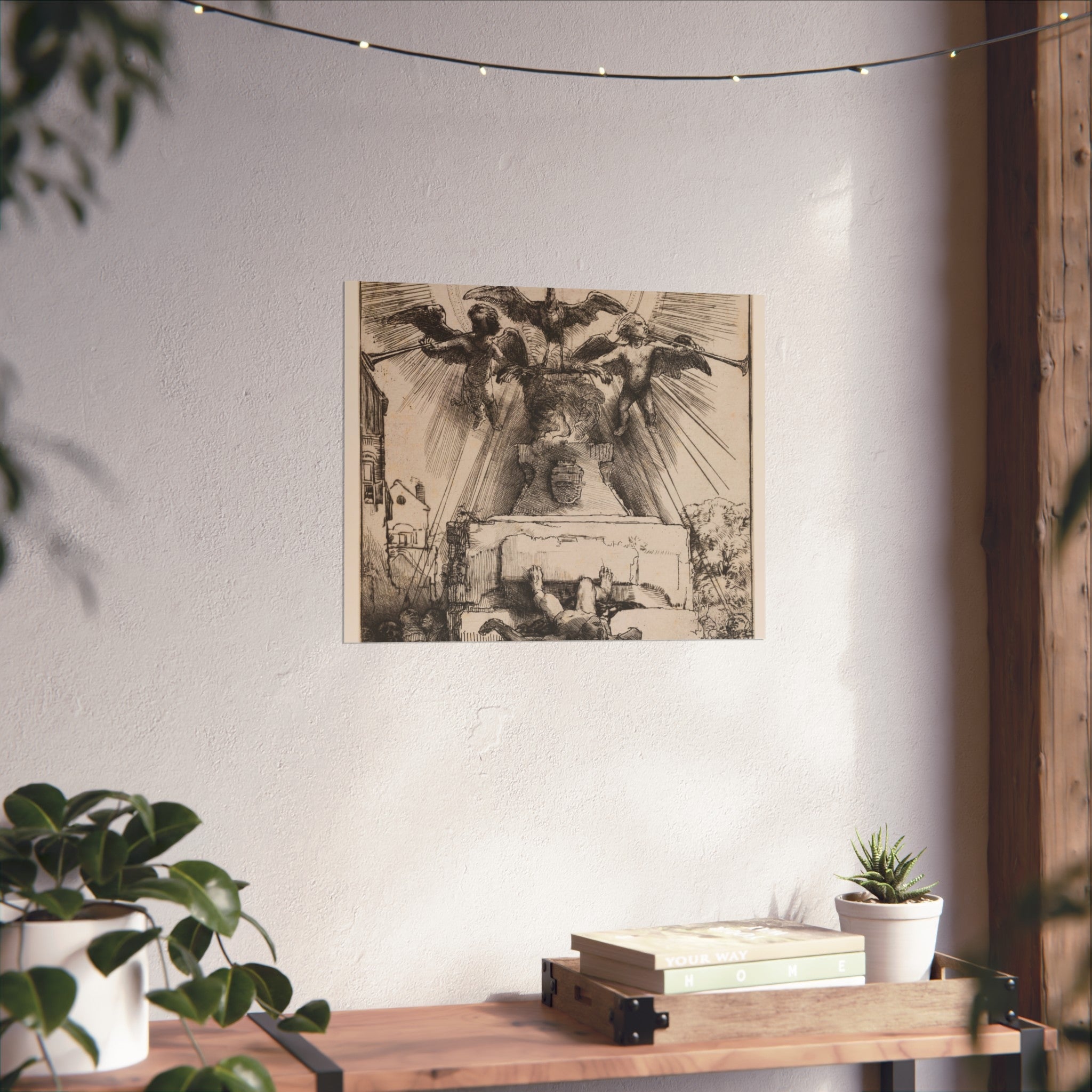 Rembrandt van Rijn - The Phoenix or The Statue Overthrown | Fine Art Poster