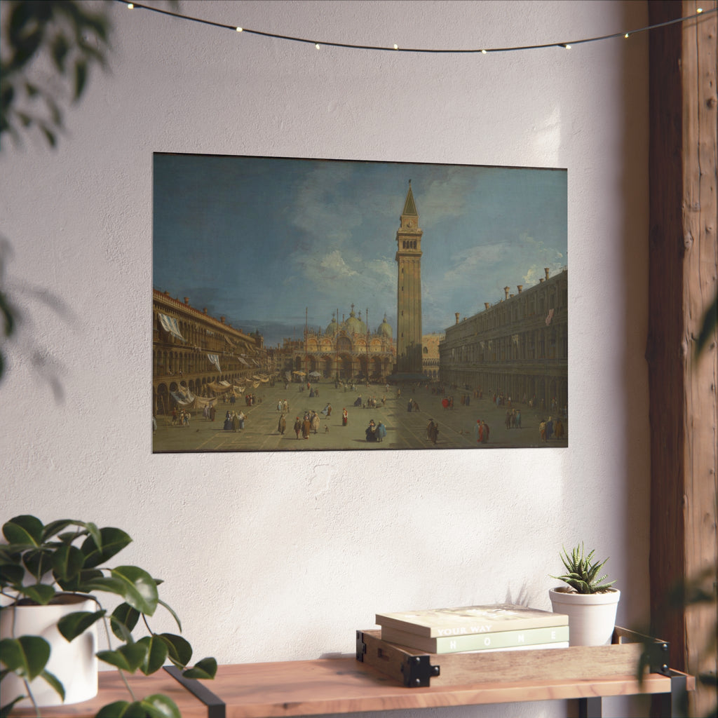 Giovanni Antonio Canal, il Canaletto - Piazza San Marco - WGA03883 | Fine Art Poster